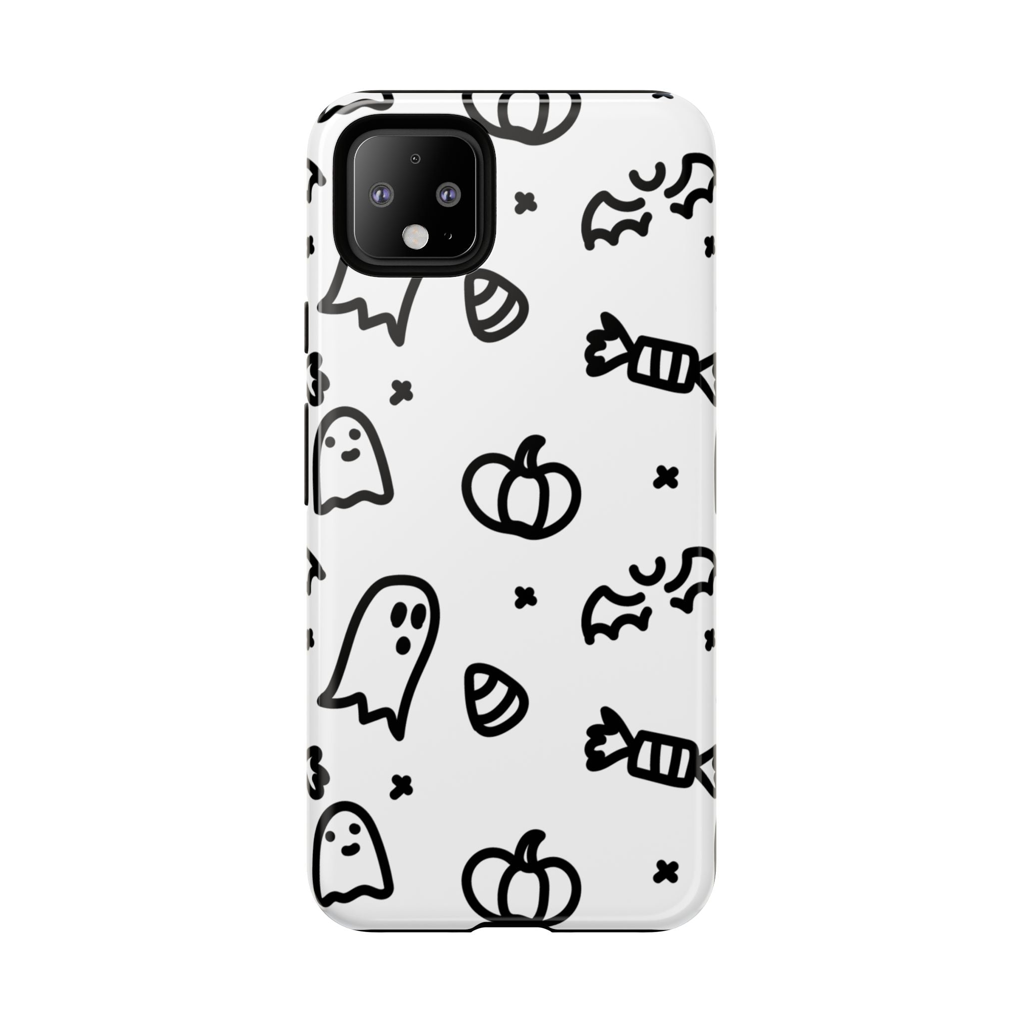 Halloween Themed Phone Case, Spooky Ghosts and Pumpkins, Fall Decor, Costume Party, Trick or Treat