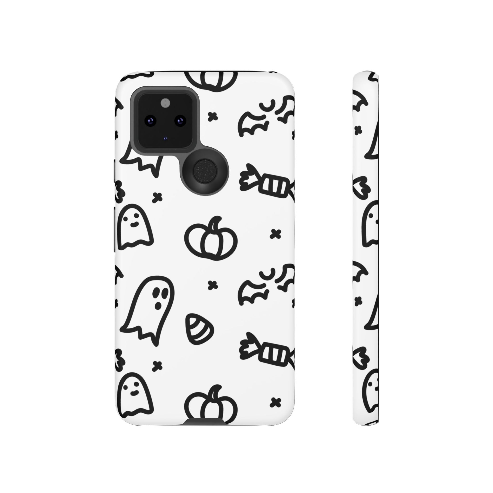 Halloween Themed Phone Case, Spooky Ghosts and Pumpkins, Fall Decor, Costume Party, Trick or Treat