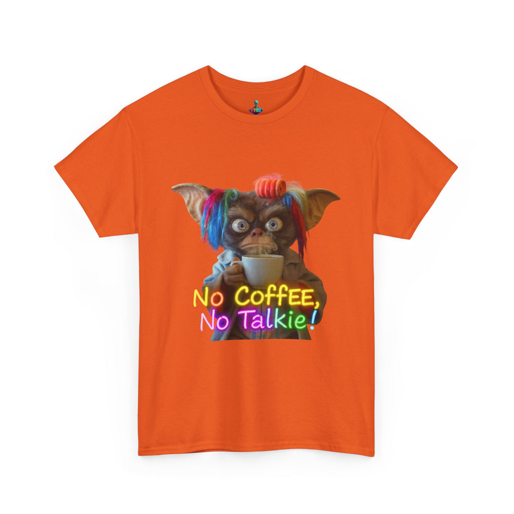 No Coffee, No Talkie Tee — Cute Gremlin Coffee Morning Shirt