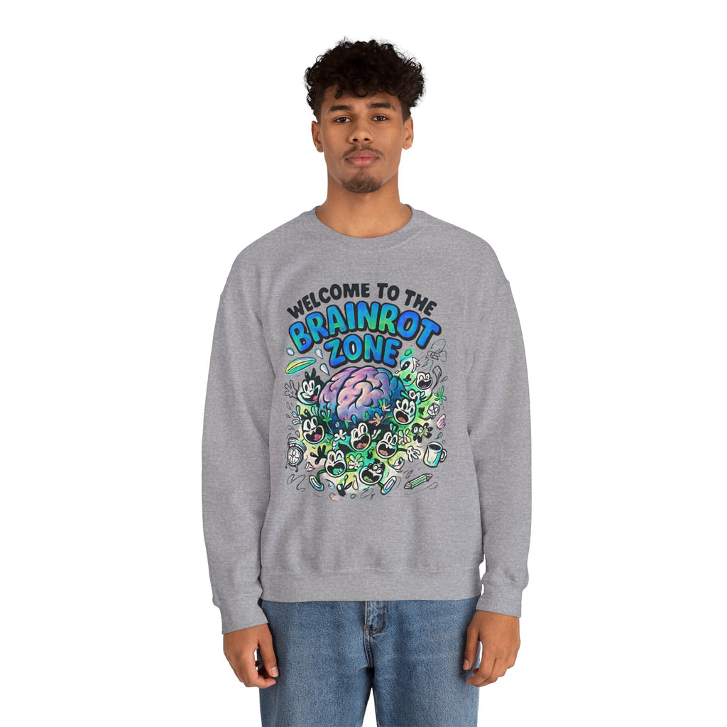 Brainrot Zone Unisex Heavy Blend™ Crewneck Sweatshirt