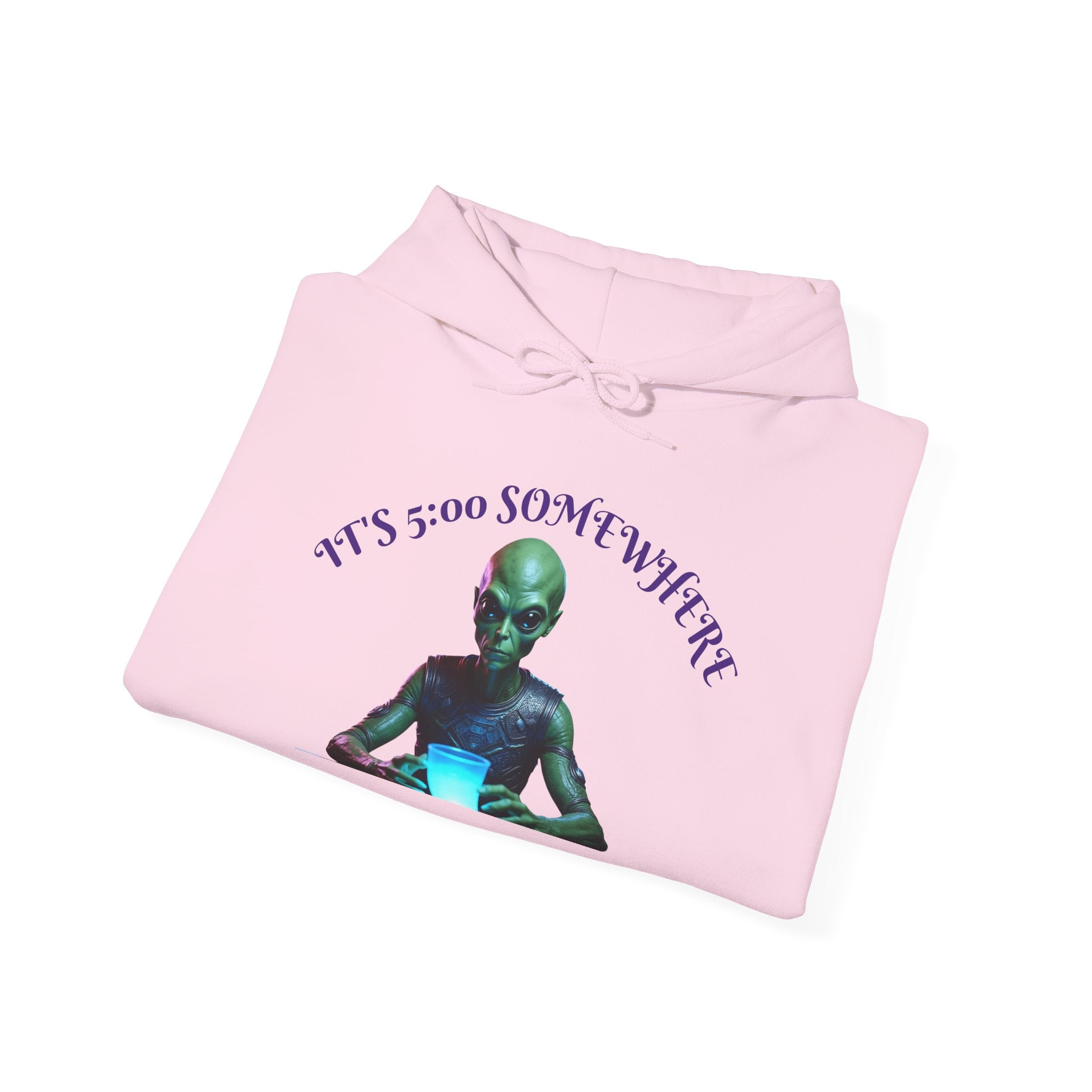 VYBZ Aliens and Monsters Unisex Hooded Sweatshirt - Funny Quote Design