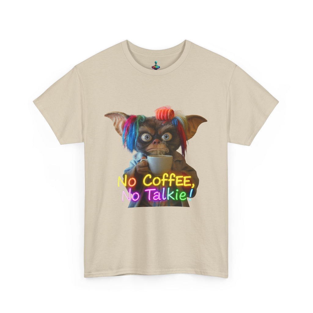 No Coffee, No Talkie Tee — Cute Gremlin Coffee Morning Shirt