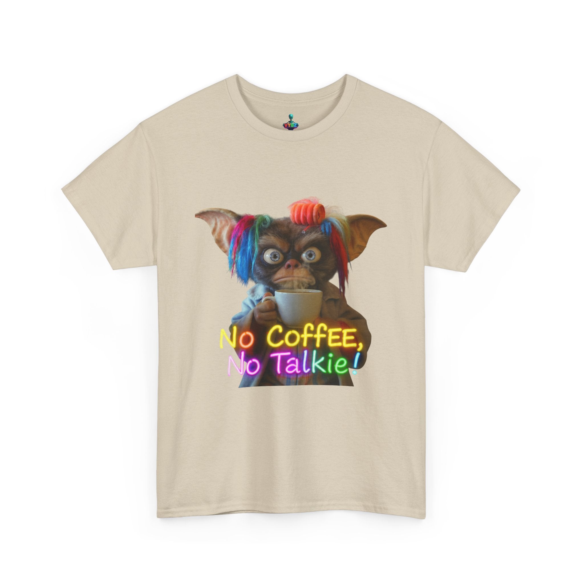 No Coffee, No Talkie Tee — Cute Gremlin Coffee Morning Shirt