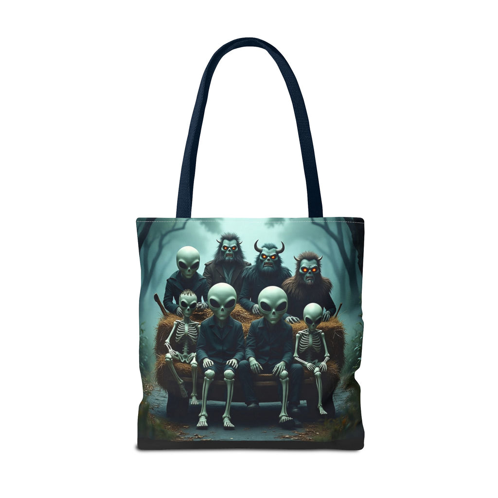 VYBZ Alien Tote Bag - Halloween Trick or Treating Spacious Design