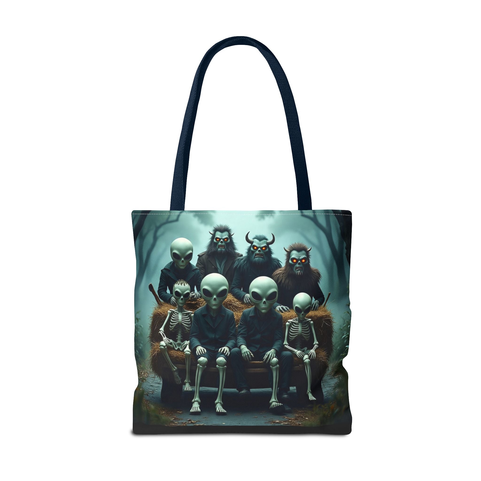 VYBZ Alien Tote Bag - Halloween Trick or Treating Spacious Design