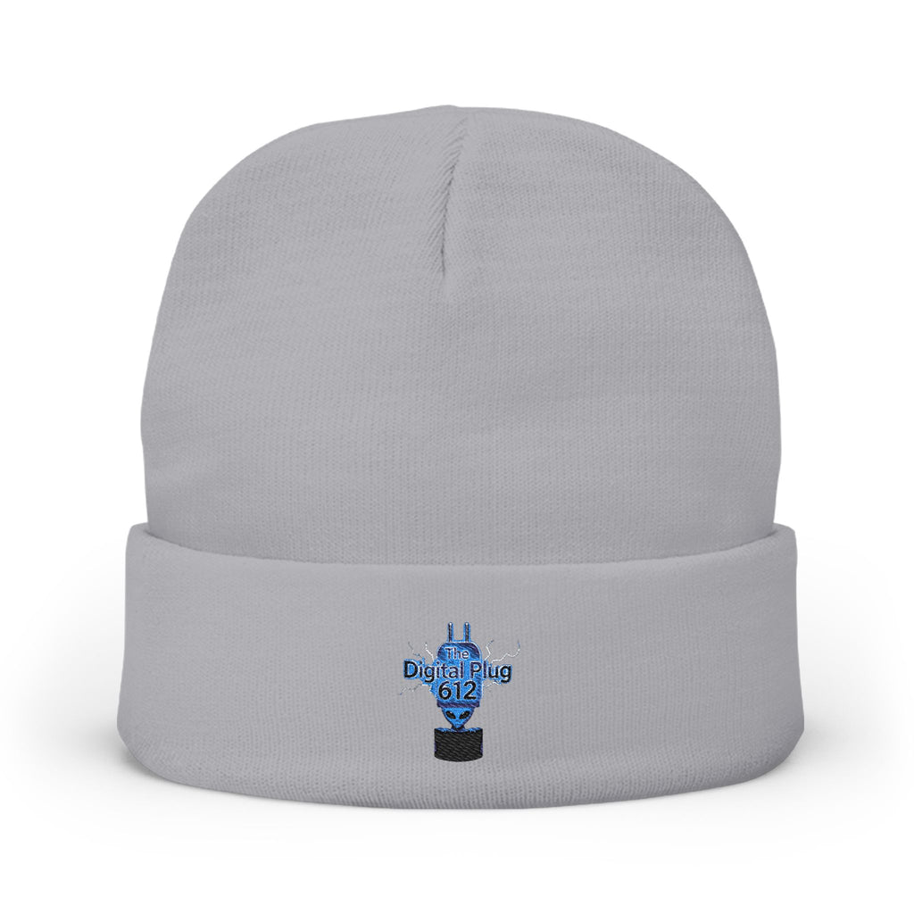 Embroidered Knit Digital Plug 612 Beanie