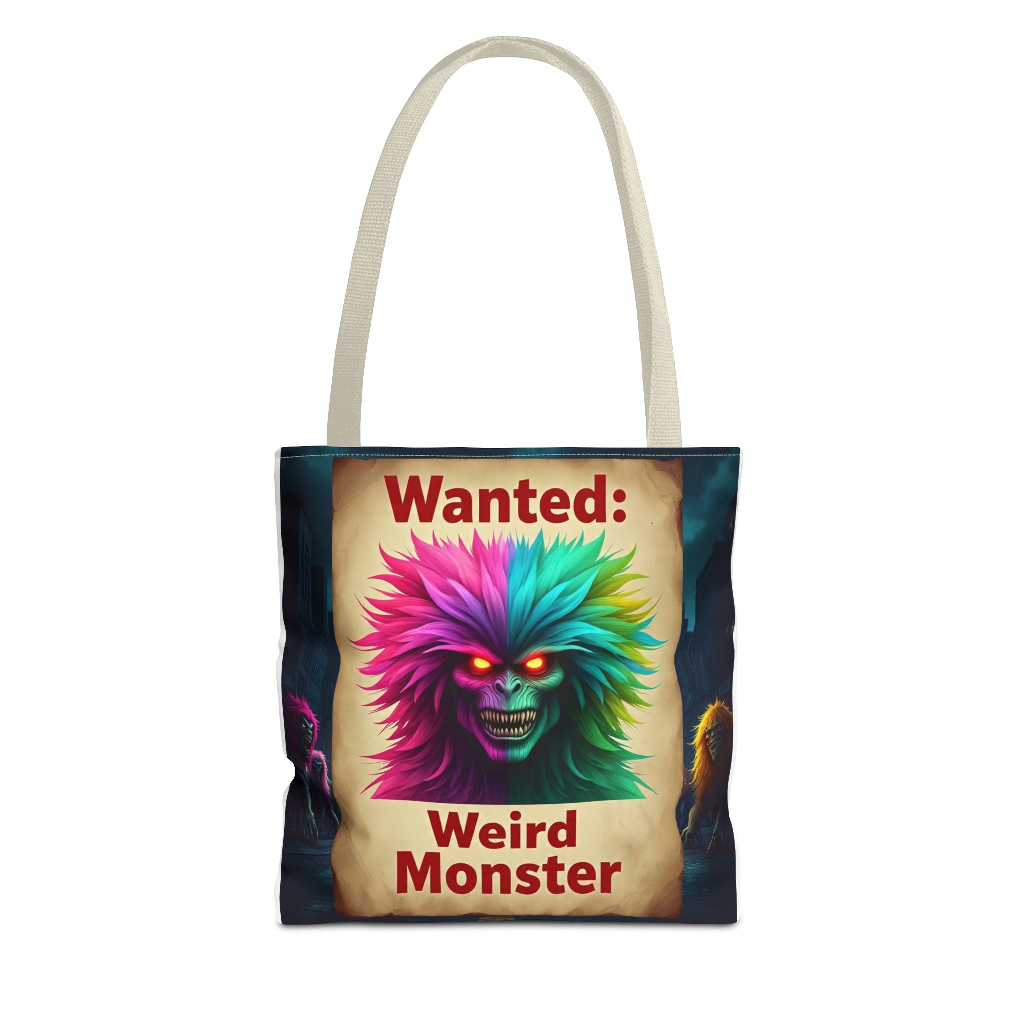 VYBZ Wanted Monster Print Tote Bag