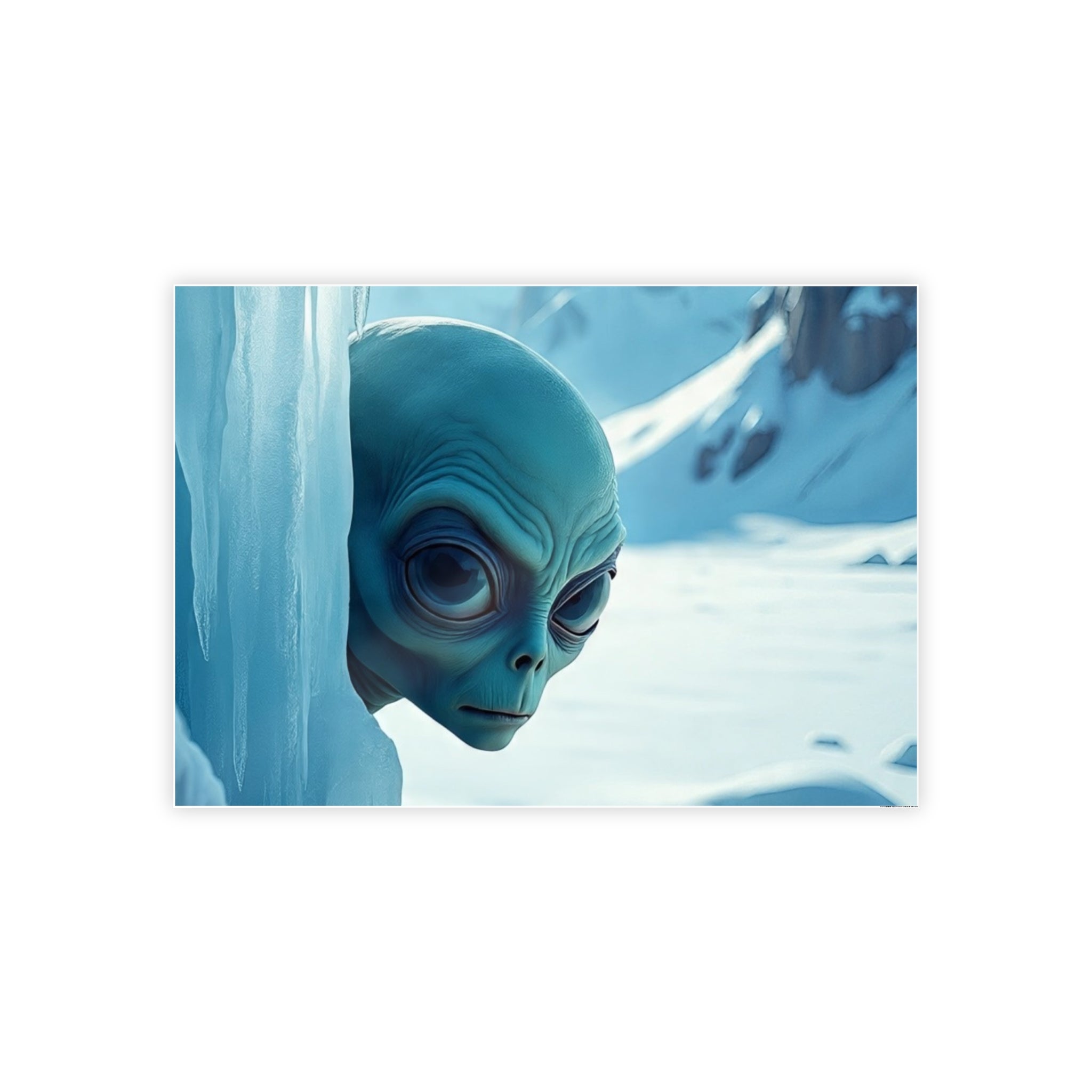 Glossy Alien Poster