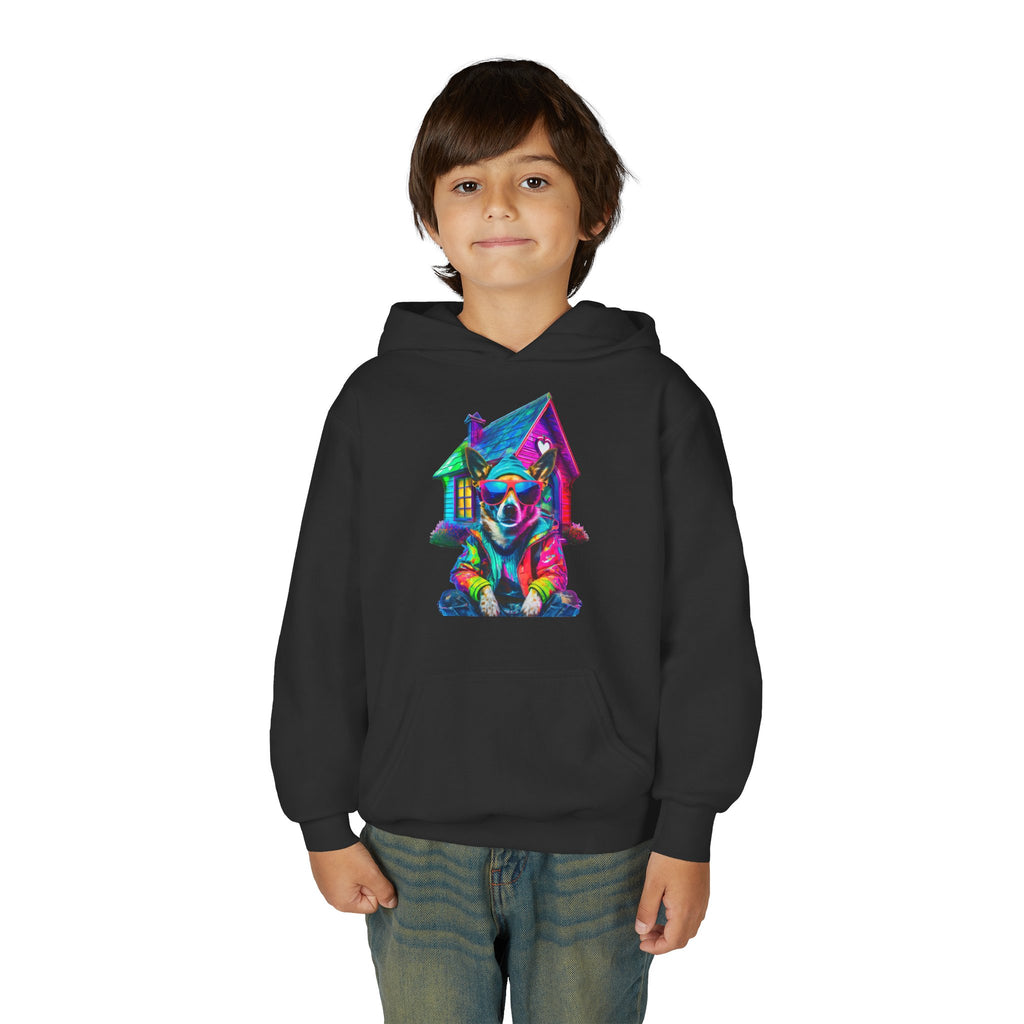 VYBZ Colorful Dog House Youth Hoodie