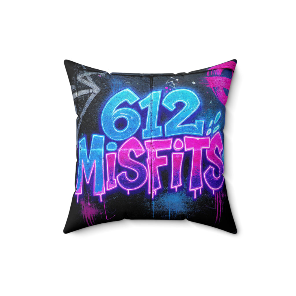 Neon 612 Misfit Plugz Valentine Square Pillow — Limited Edition