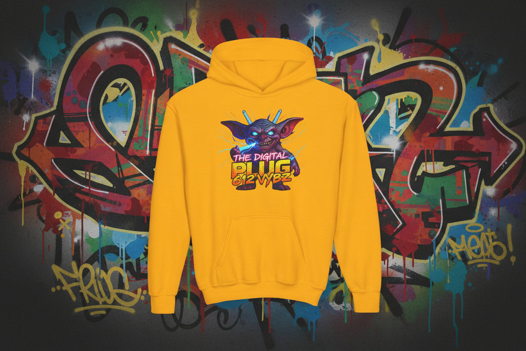 612 Misfits "Plugz" Character Youth Hoodie — Graphic Sweatshirt