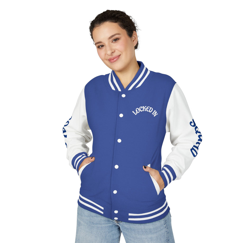 VYBZ "Locked In Goals" Heavyweight Letterman Jacket