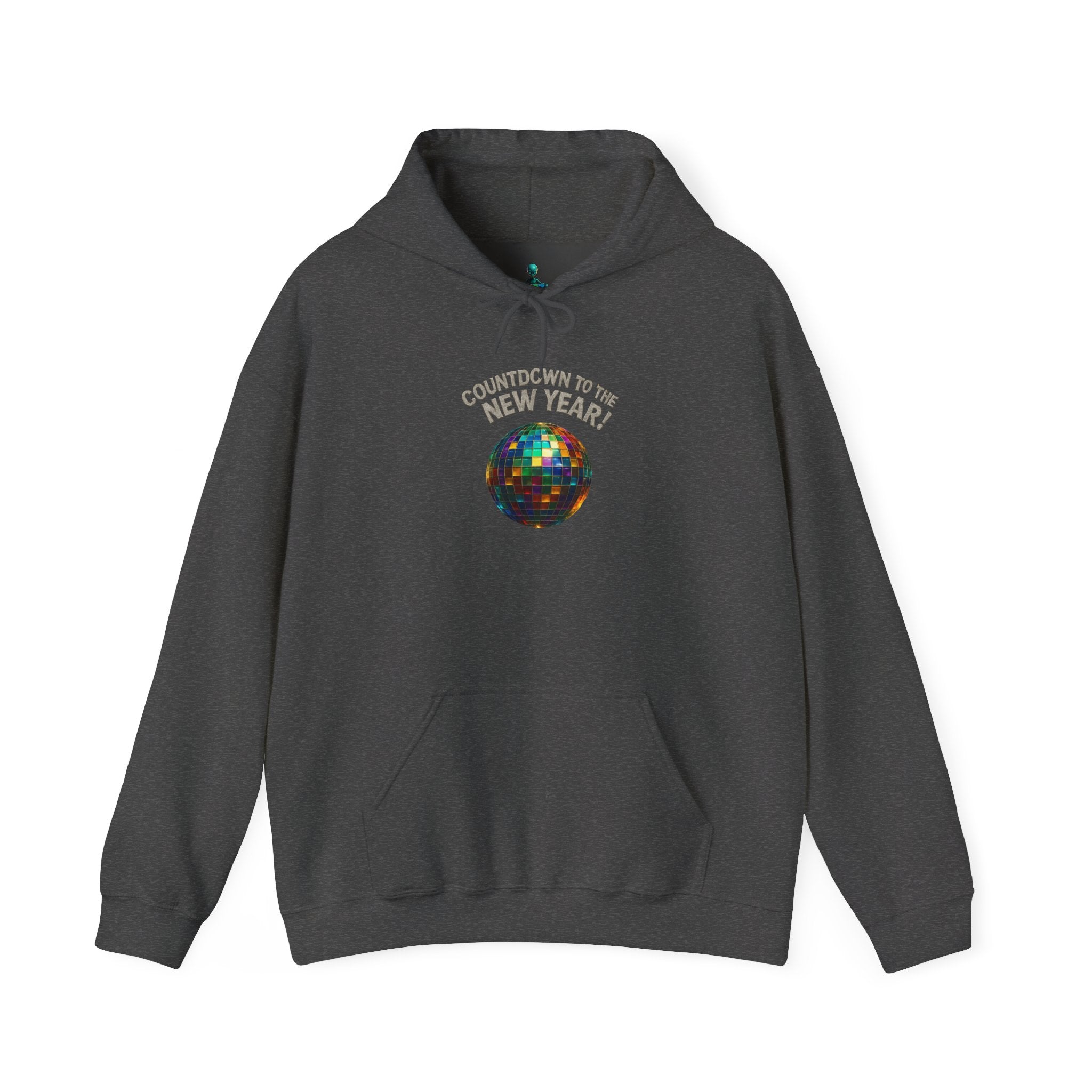 New Year Disco Ball Hoodie – "Countdown to the New Year" Holiday Sweatshirt