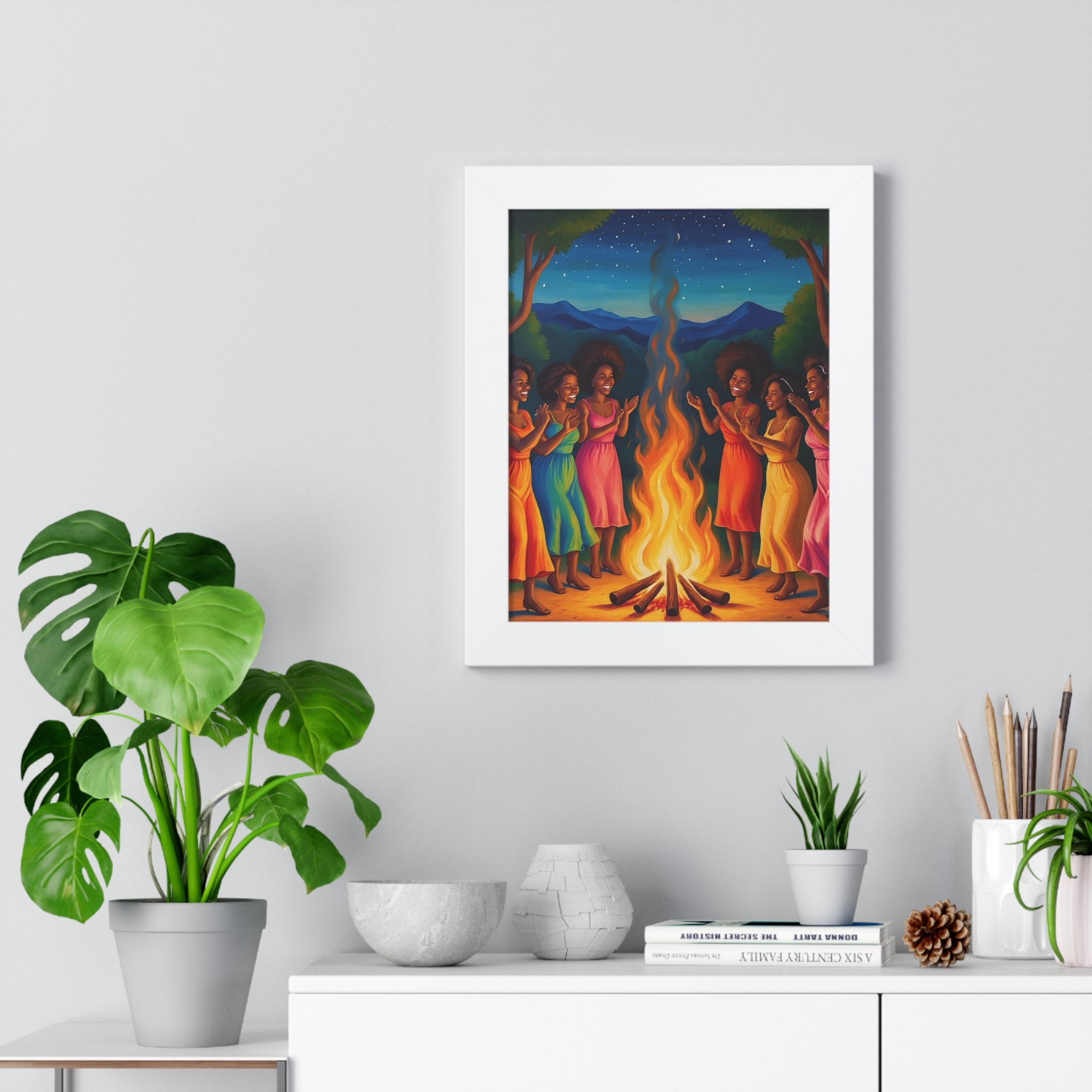African American Women Dance Party Inspired Poster