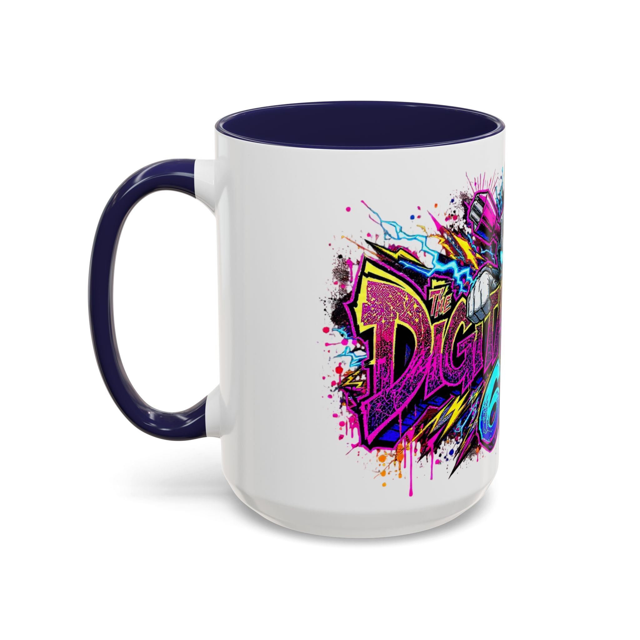 Accent Coffee Mug — The Digital Plug 612 Graphic (11/15oz)