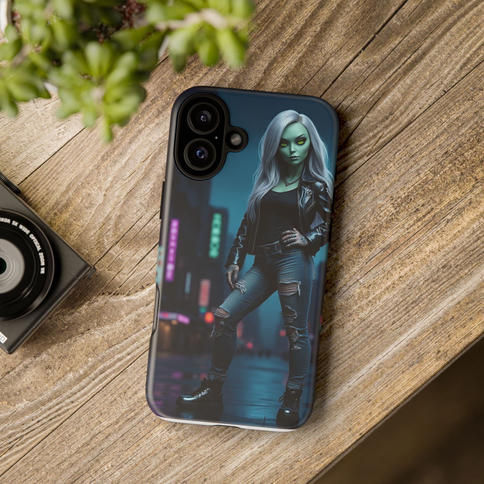 Alien Chic Tough Phone Case