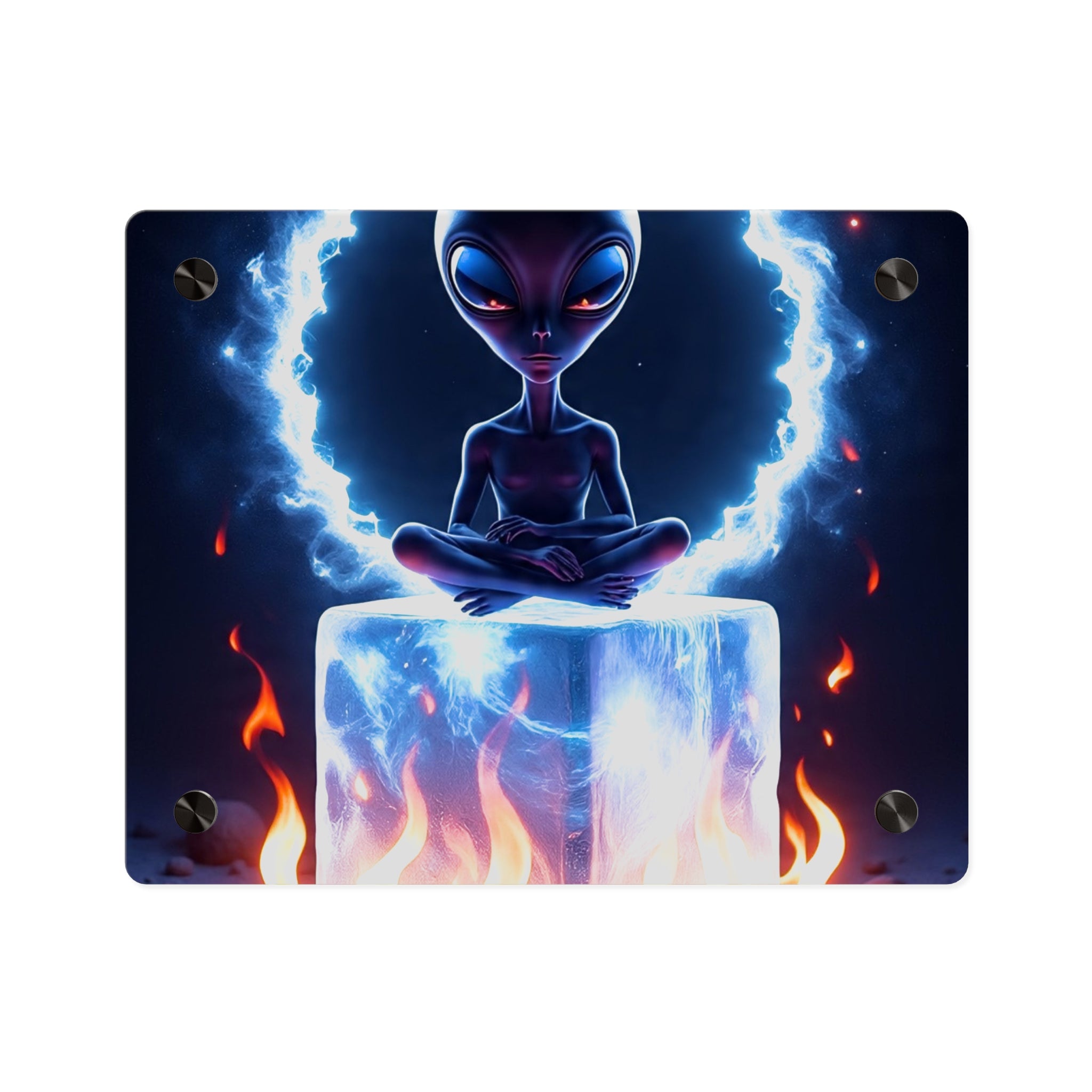 Cosmic Alien Acrylic Wall Art