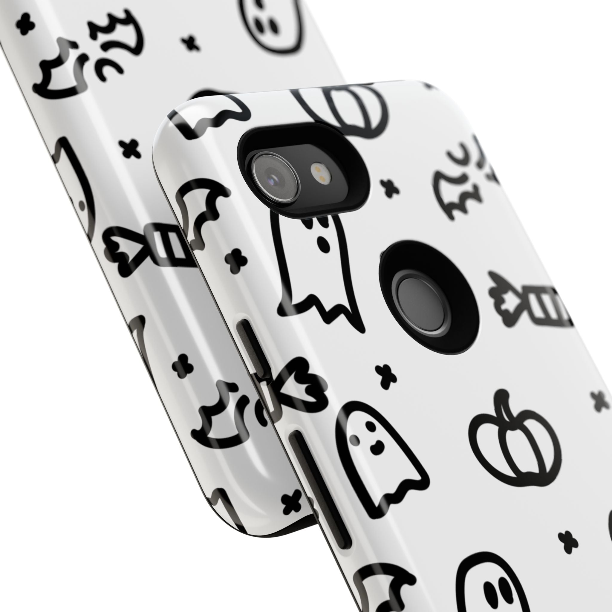 Halloween Themed Phone Case, Spooky Ghosts and Pumpkins, Fall Decor, Costume Party, Trick or Treat