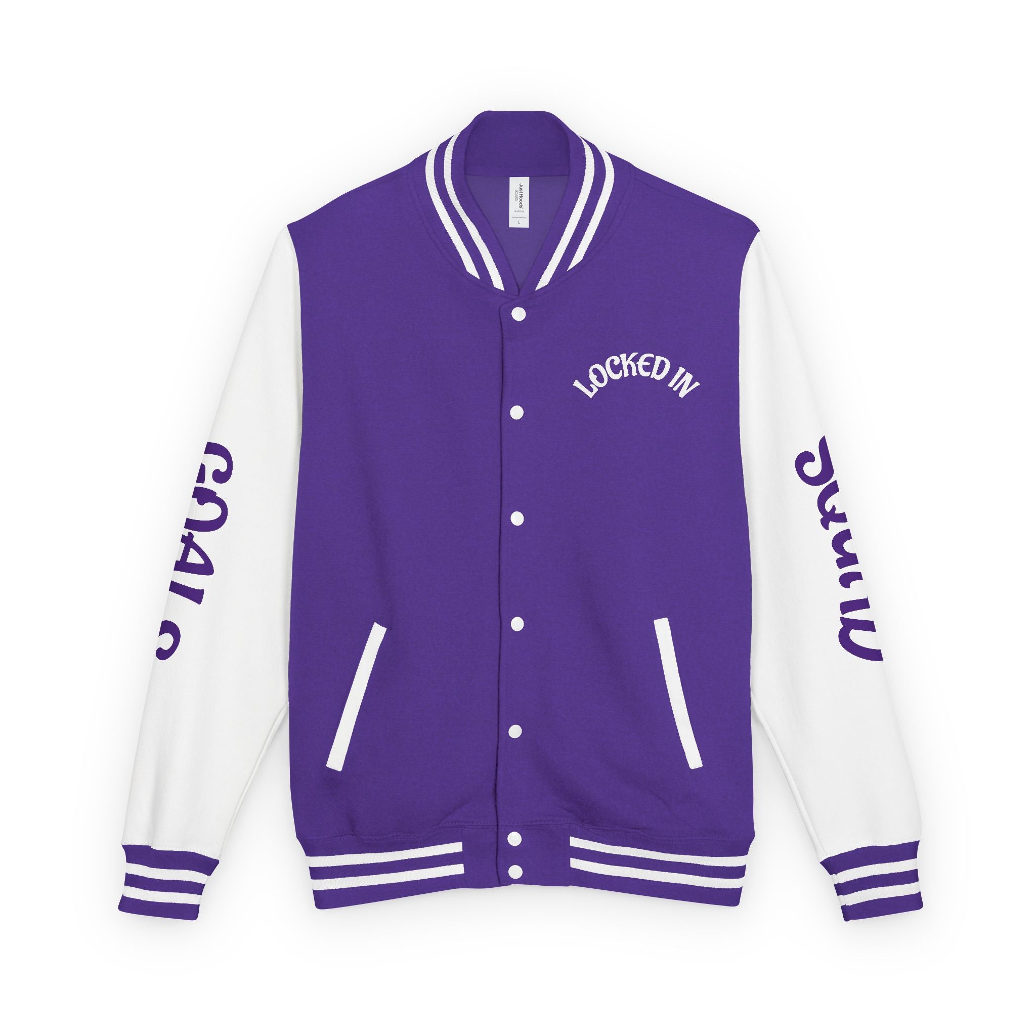 VYBZ "Locked In Goals" Heavyweight Letterman Jacket