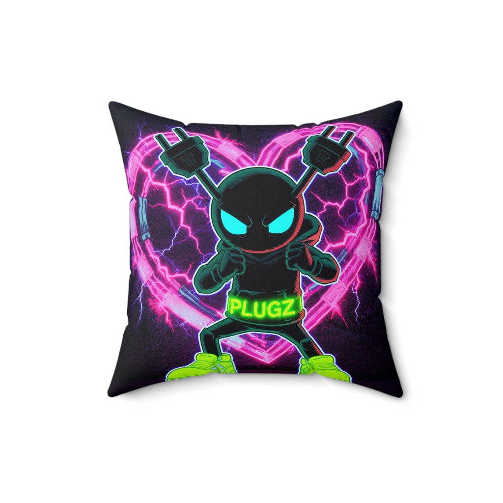 Neon 612 Misfit Plugz Valentine Square Pillow — Limited Edition