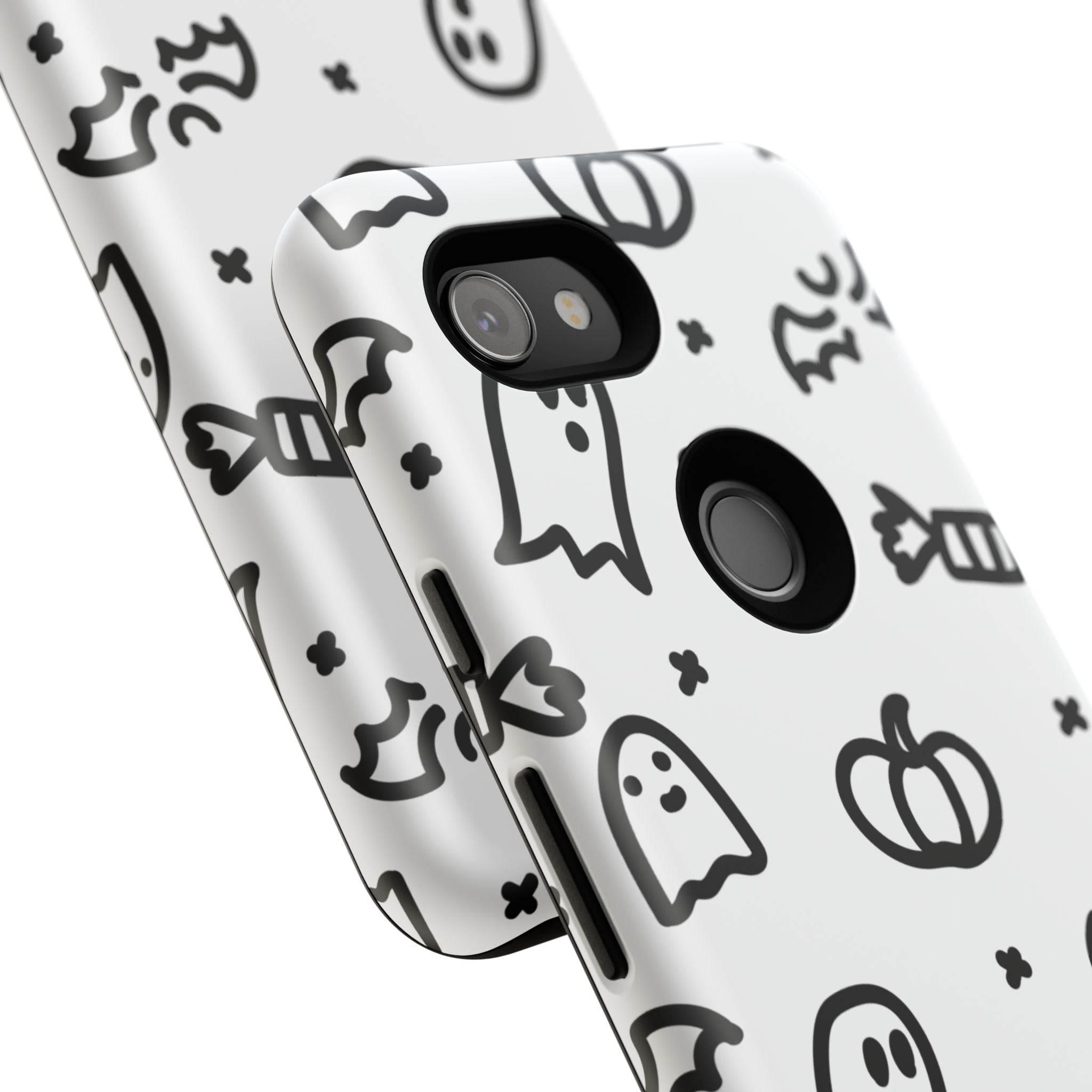 Halloween Themed Phone Case, Spooky Ghosts and Pumpkins, Fall Decor, Costume Party, Trick or Treat