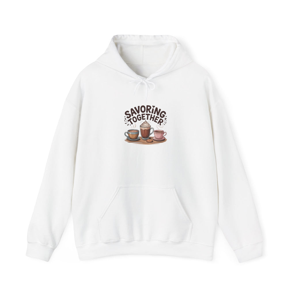 Savoring Together Hoodie | cocoa sweatshirt, coffee lover apparel