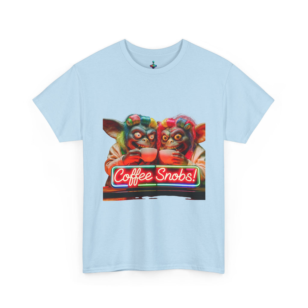 Coffee Snobs T-Shirt — Retro Neon Gremlin Coffee Lovers Tee