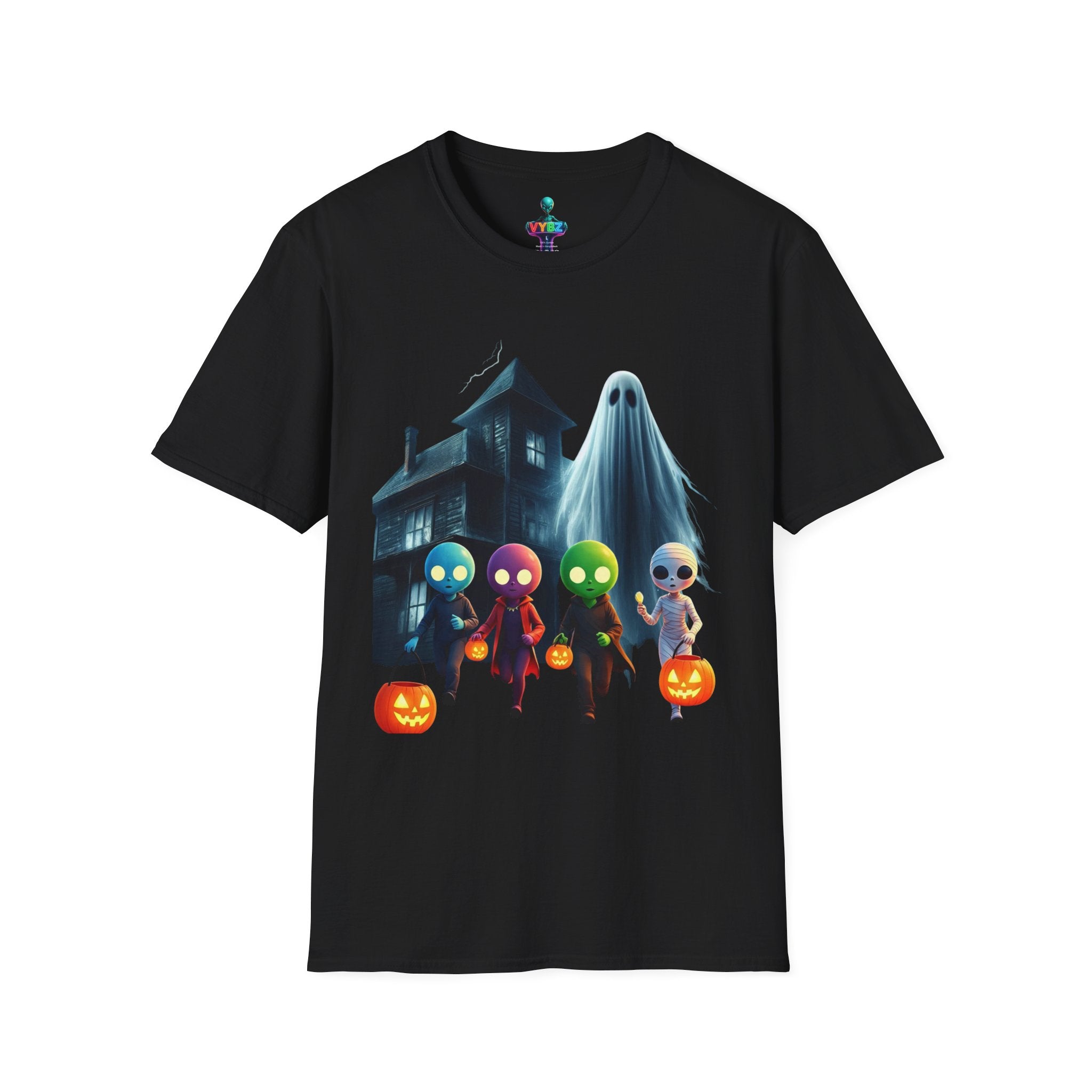 VYBZ "Aliens & Ghost" Halloween Graphic Tee