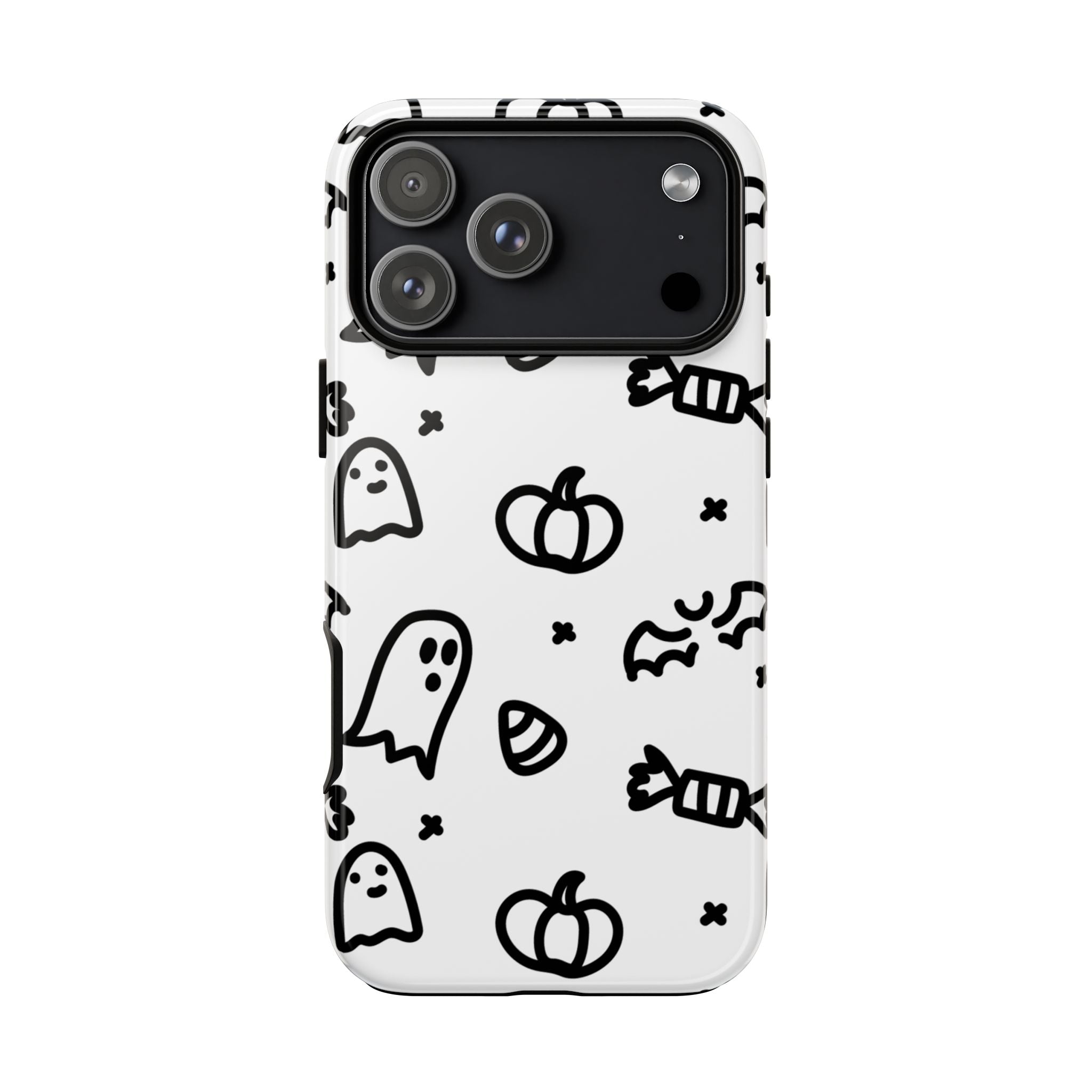 Halloween Themed Phone Case, Spooky Ghosts and Pumpkins, Fall Decor, Costume Party, Trick or Treat