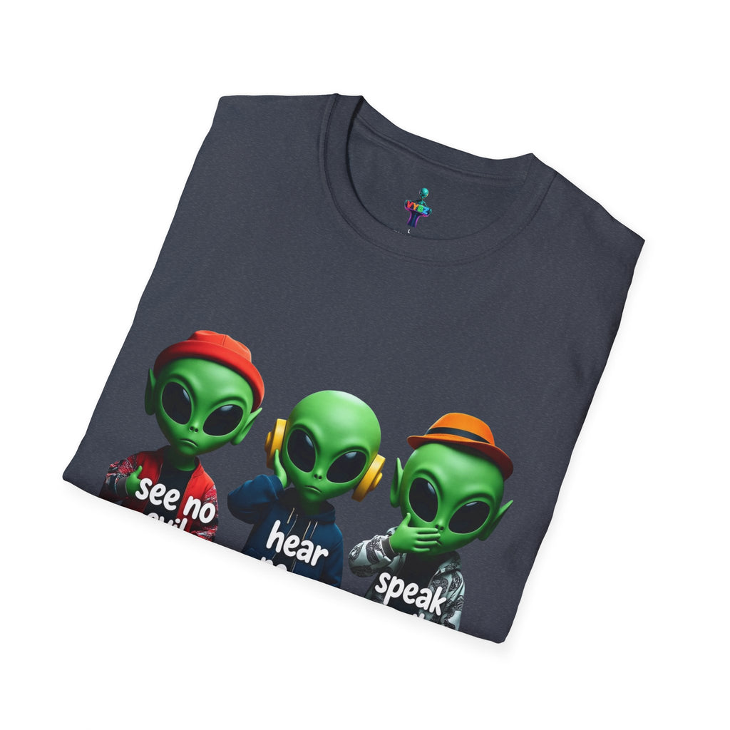VYBZ Alien "See No Evil, Hear No Evil, Speak Evil" Unisex T-Shirt