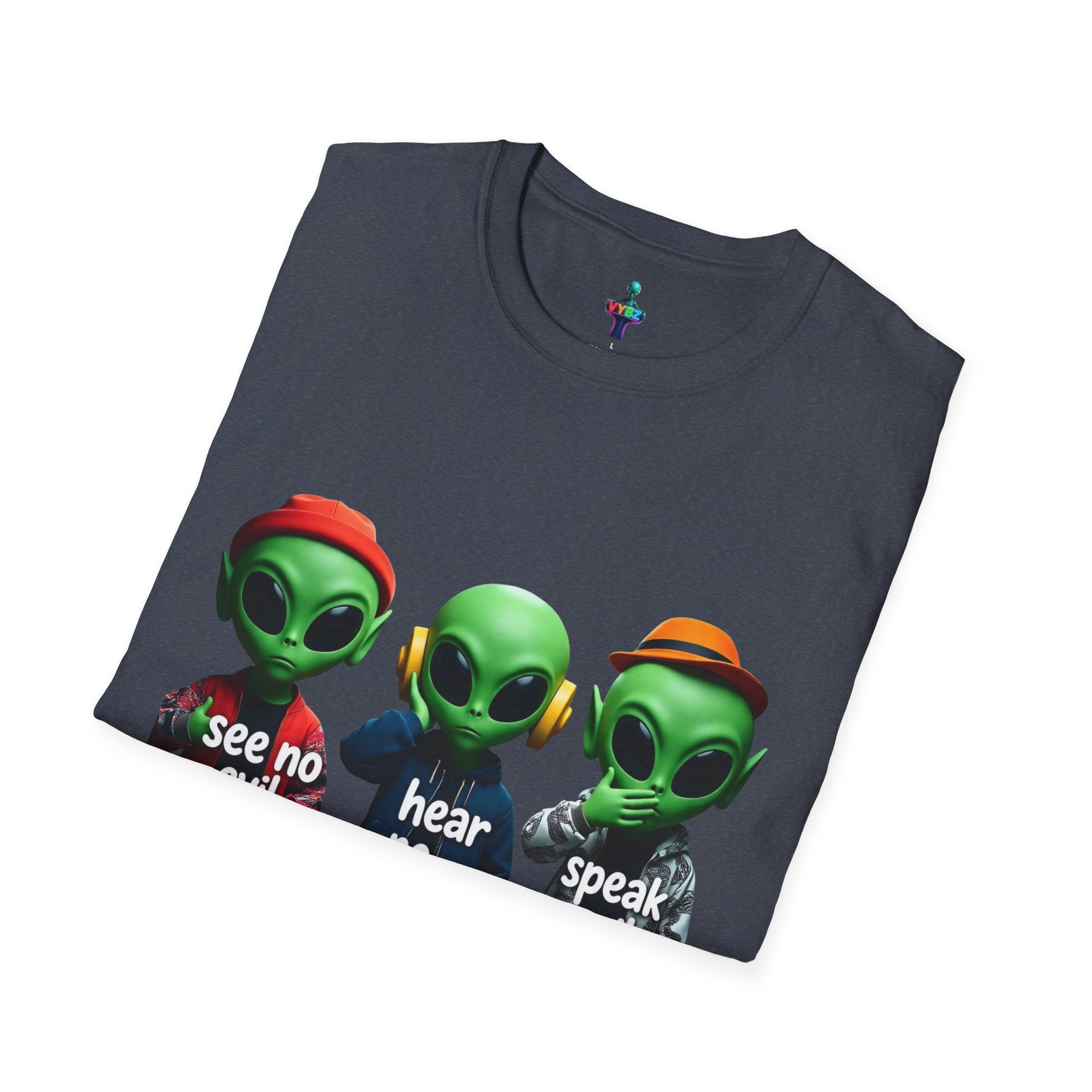 VYBZ Alien "See No Evil, Hear No Evil, Speak Evil" Unisex T-Shirt