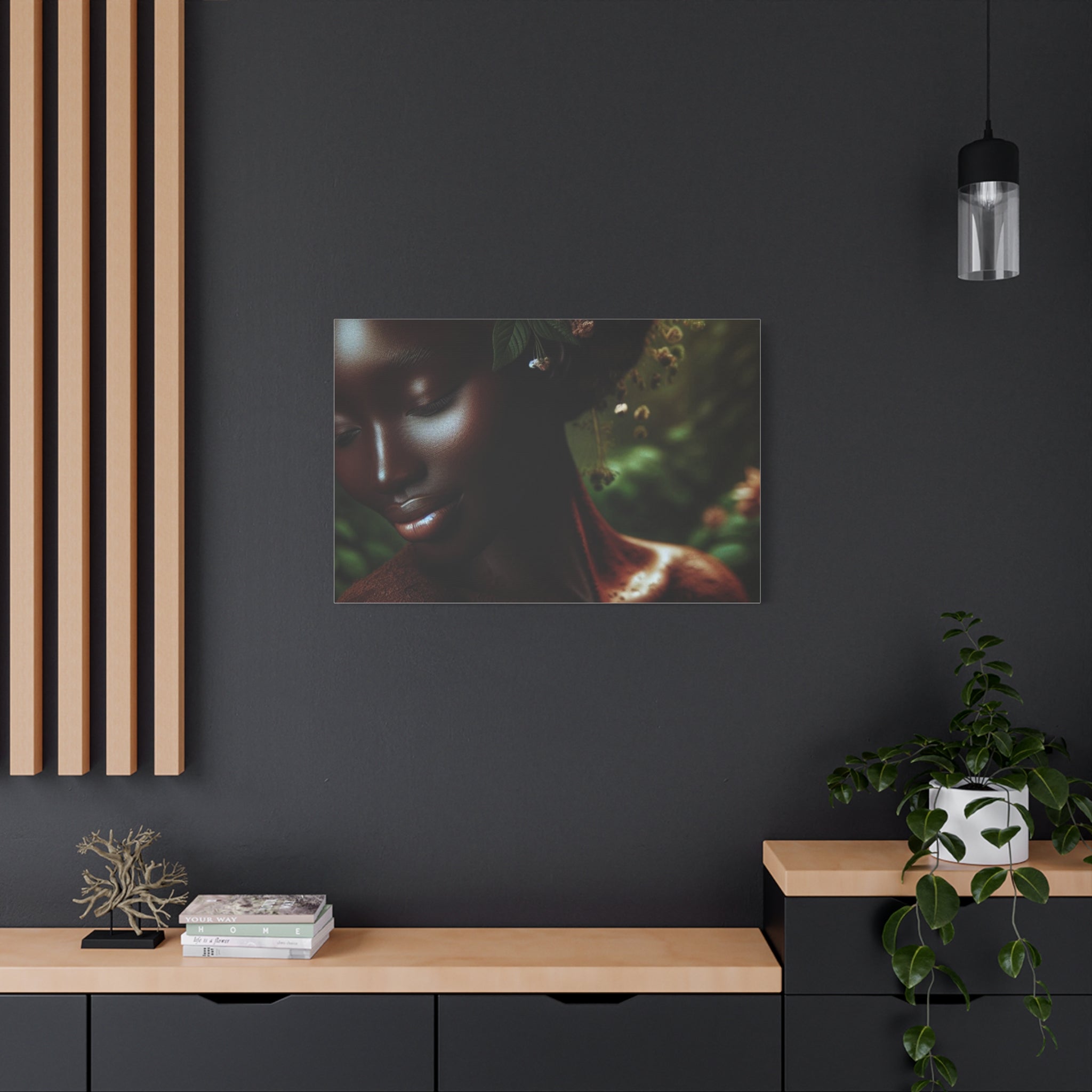 Elegant Mother Nature Canvas Art Print