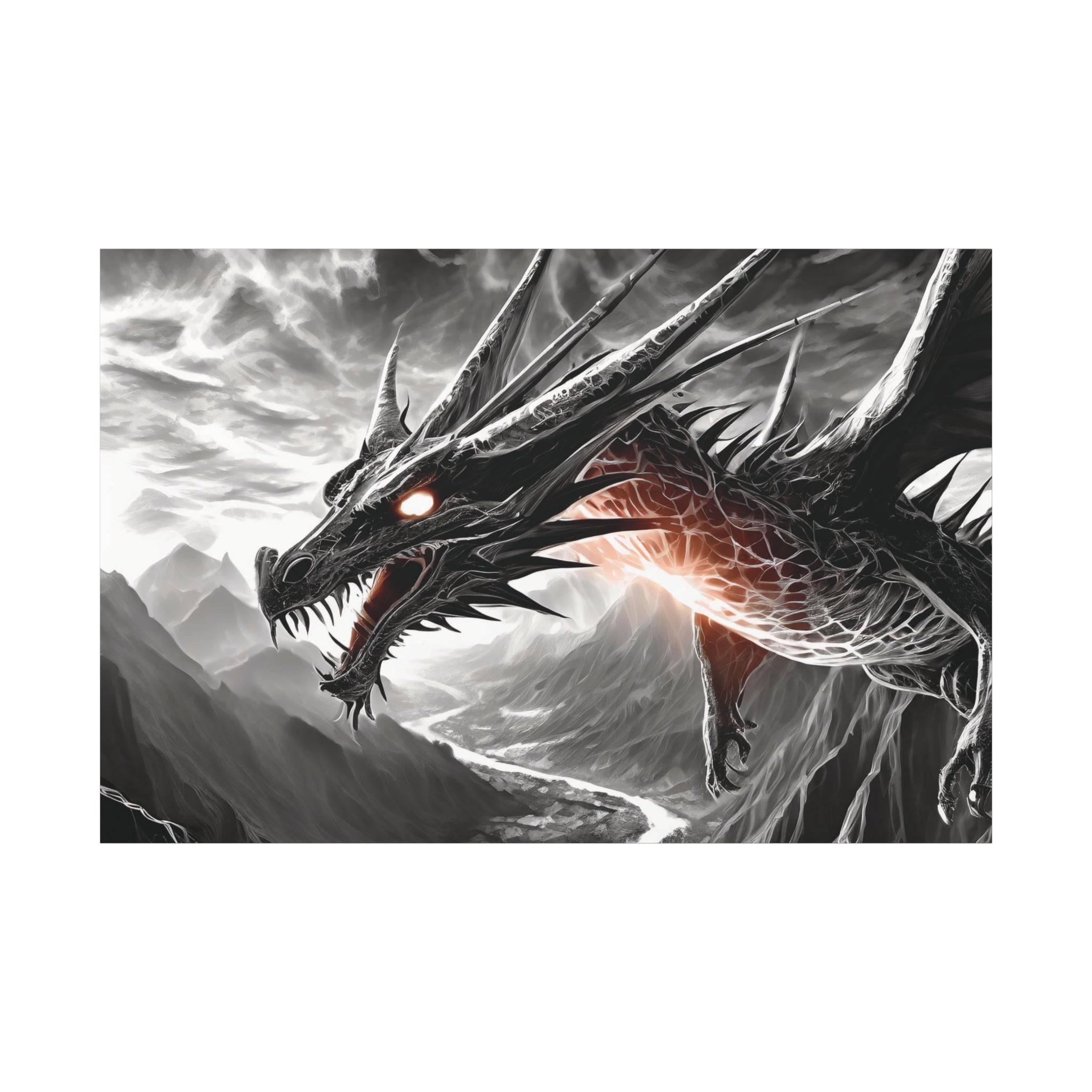 Dragon Art Canvas Print