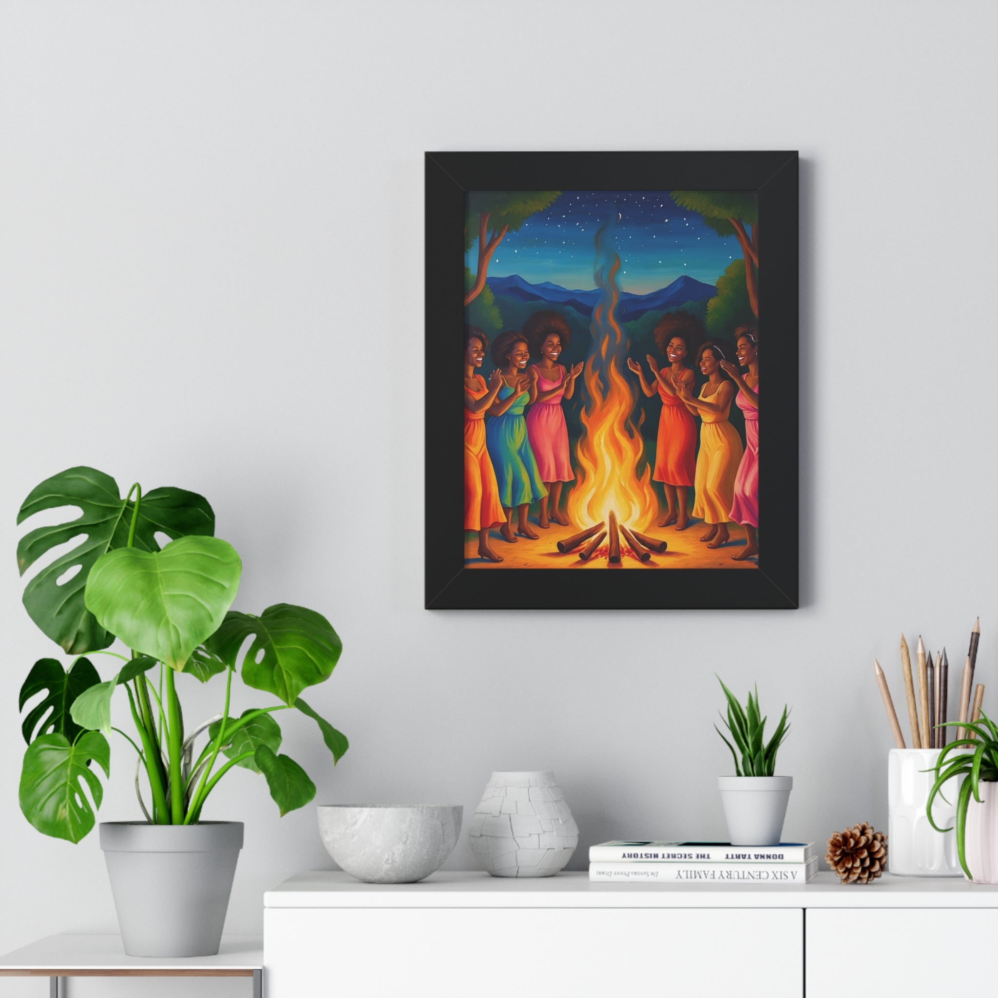 African American Women Dance Party Inspired Poster