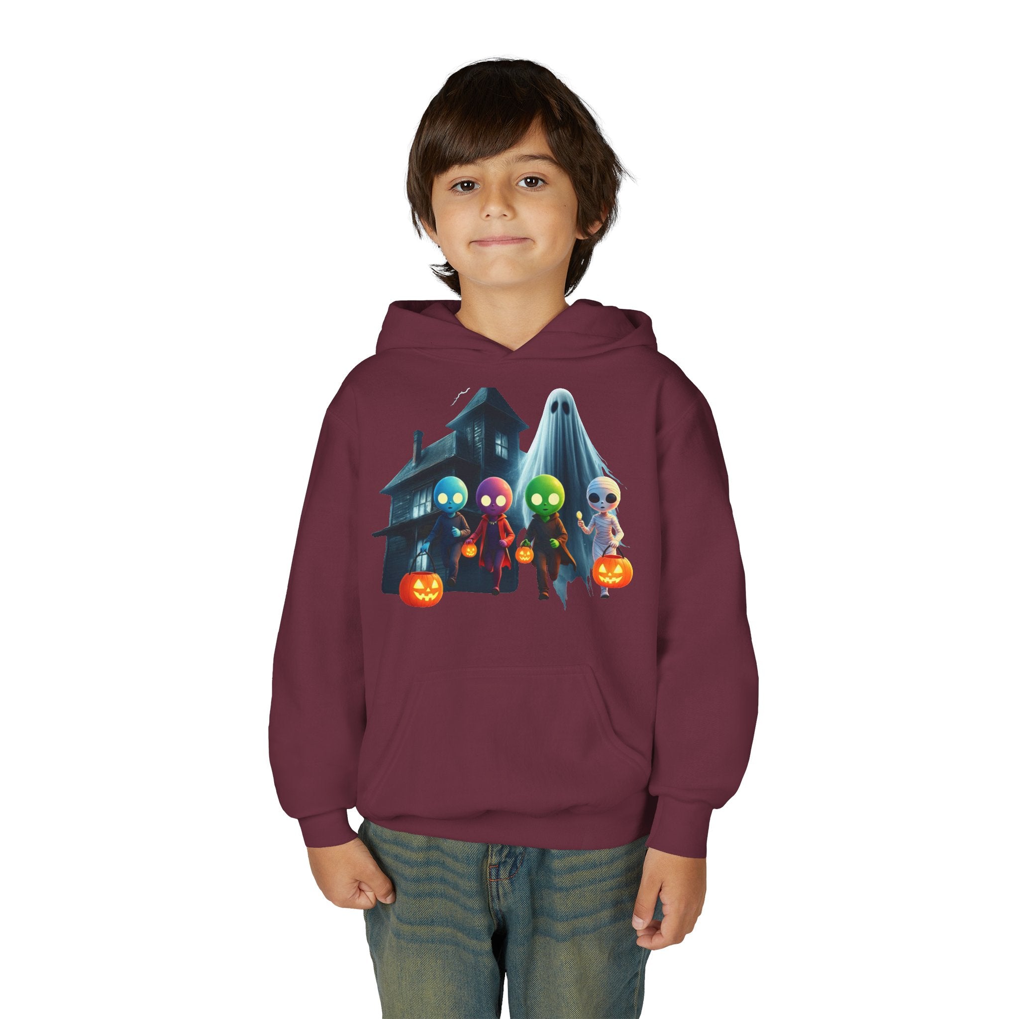 VYBZ "Aliens & Ghost" Youth Hooded Sweatshirt
