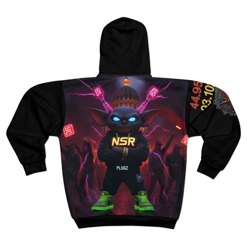 North Star Rebel x 612 Misfits Plugz Character Zip Hoodie — Limited Edition