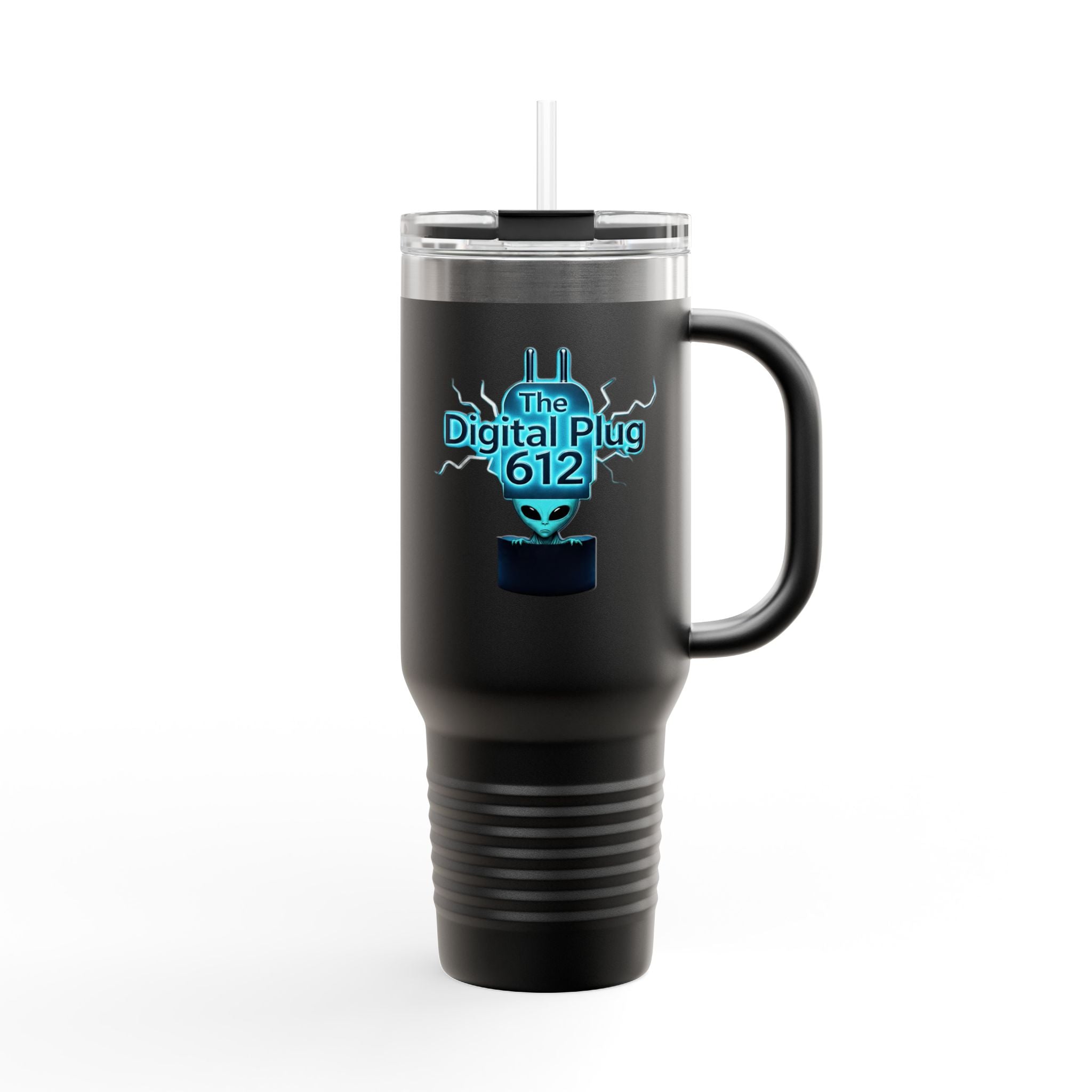 Digital Plug 612  40oz Travel Mug