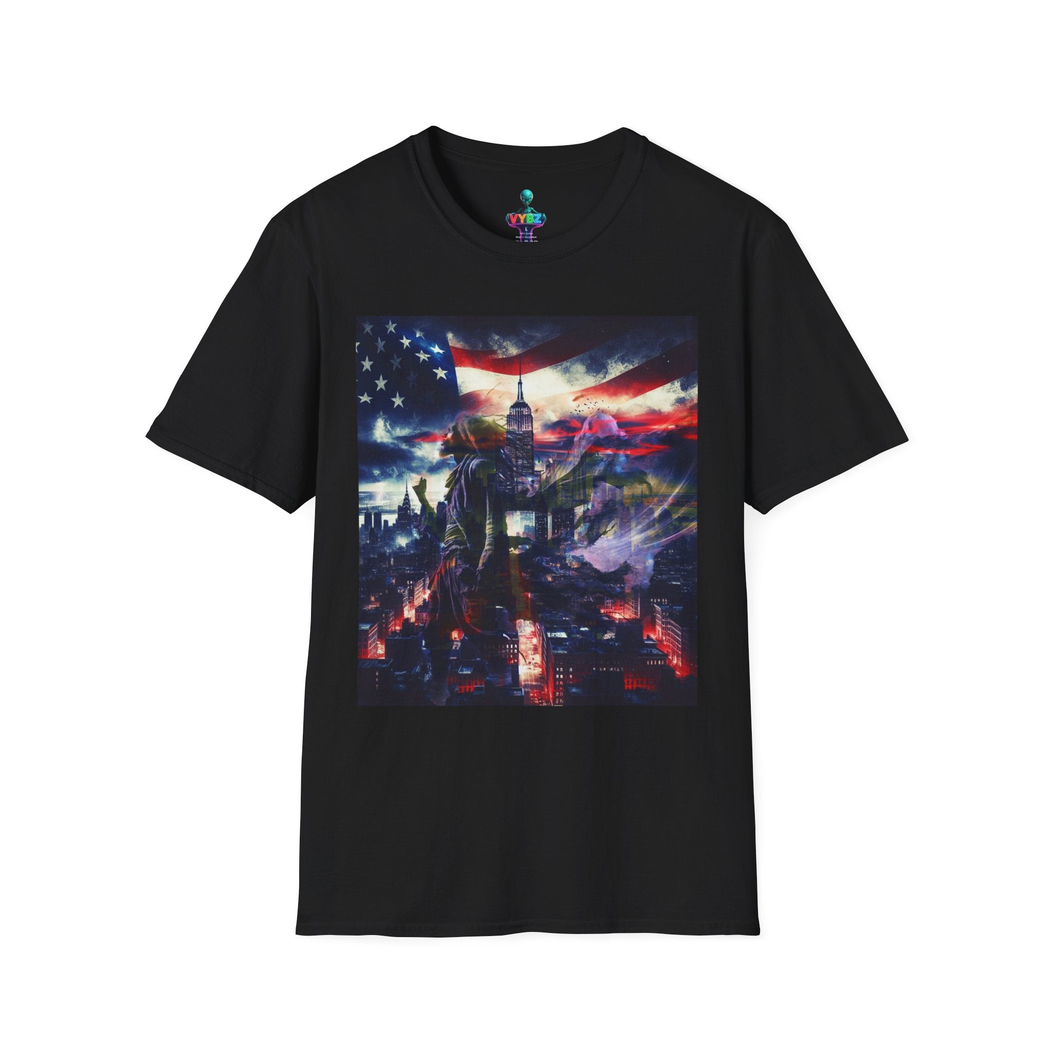 VYBZ Freedom-Themed Graphic Tee