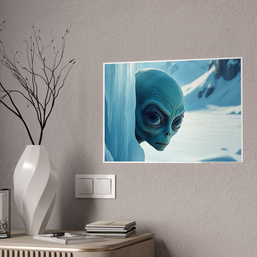 Glossy Alien Poster