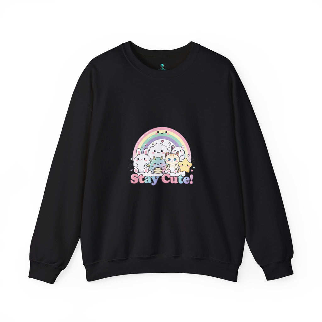 Candy Kawaii Rainbow Crewneck Sweatshirt | pastel kawaii aesthetic