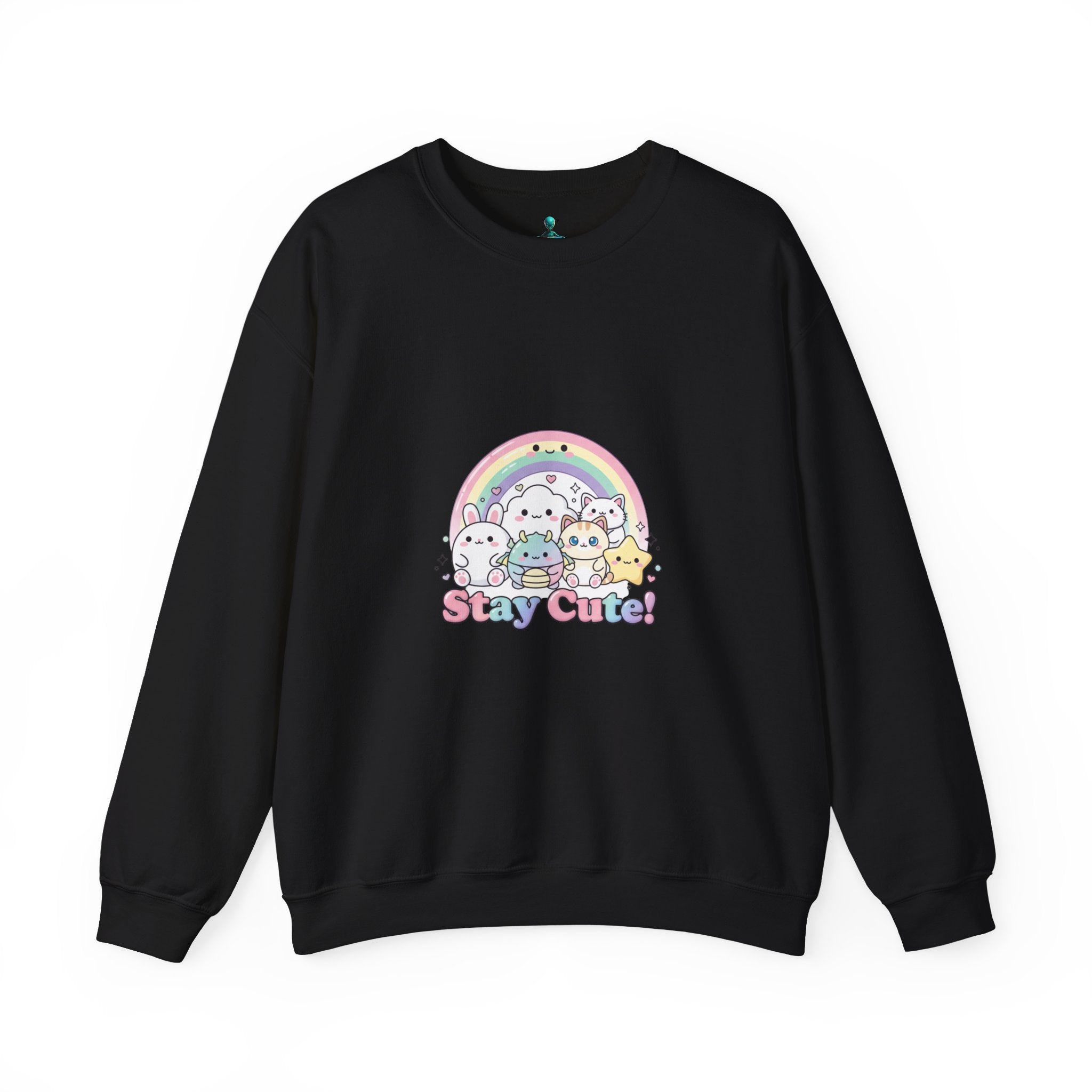 Candy Kawaii Rainbow Crewneck Sweatshirt | pastel kawaii aesthetic