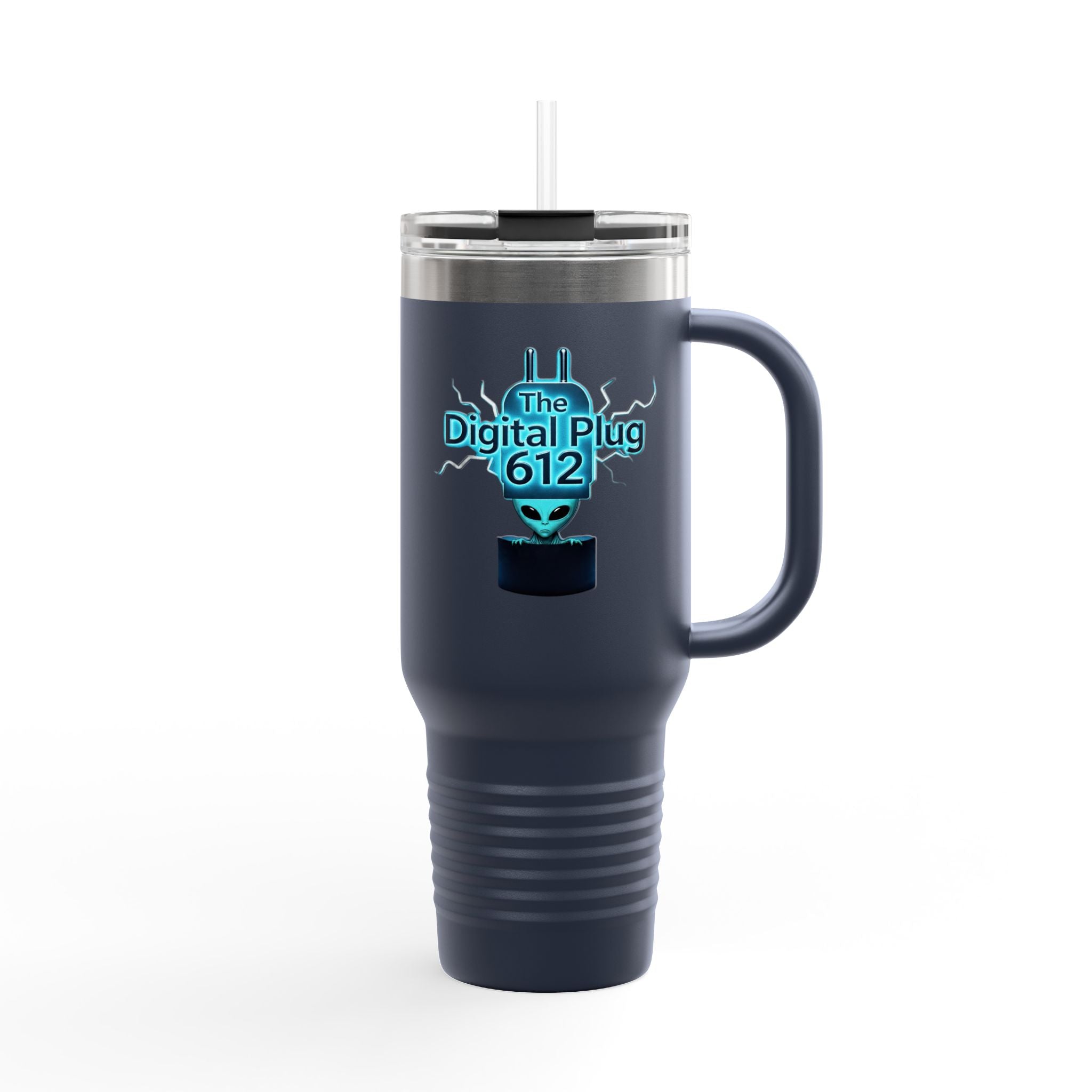 Digital Plug 612  40oz Travel Mug