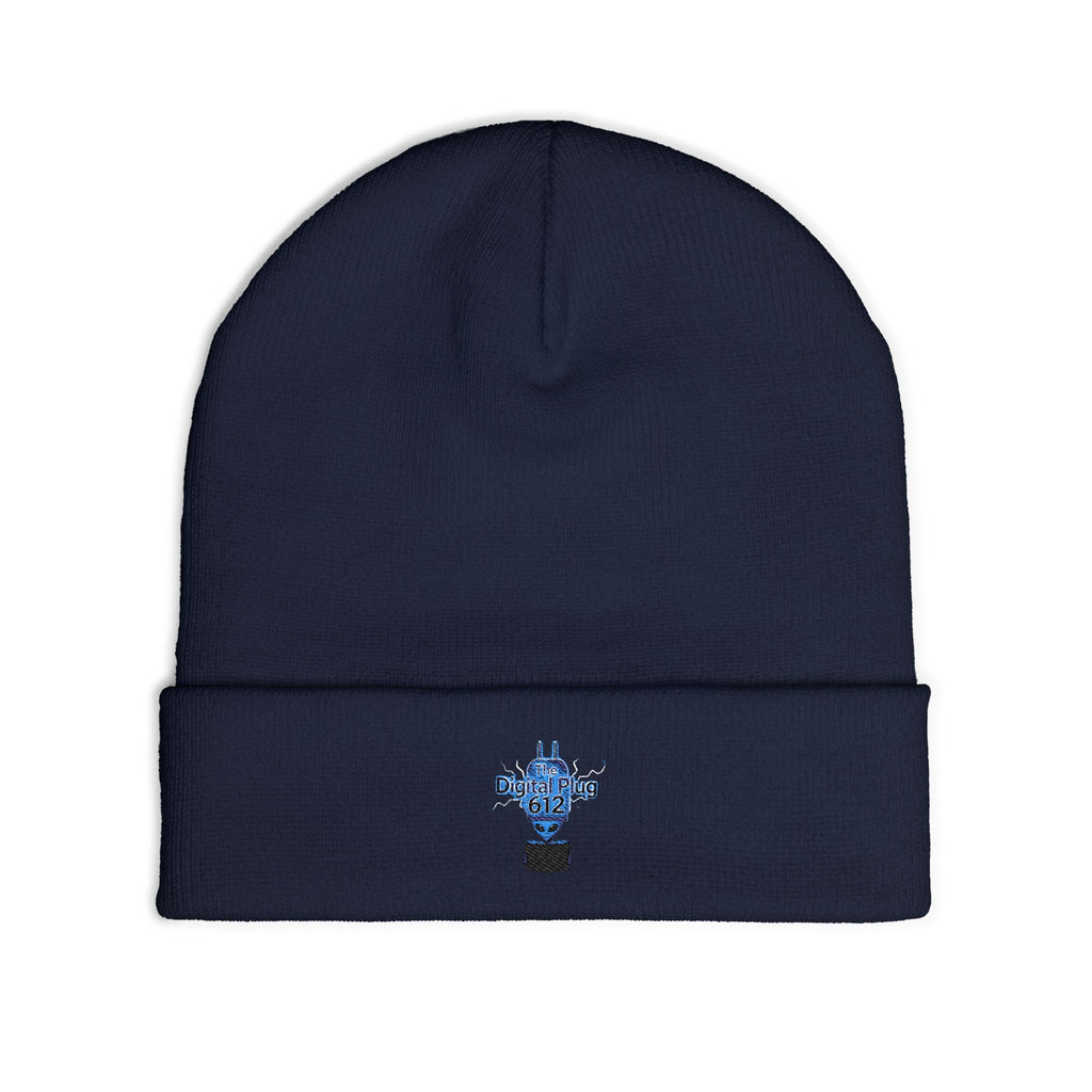 Embroidered Knit Digital Plug 612 Beanie