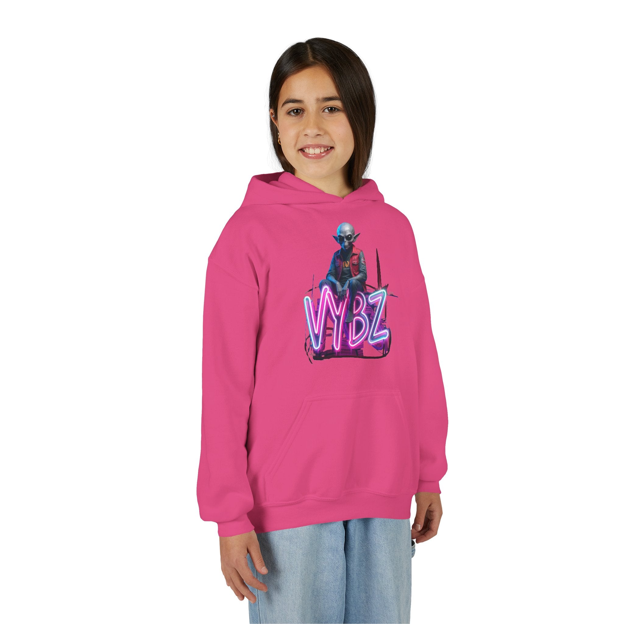 VYBZ Alien Youth Heavy Blend Hooded Sweatshirt, Cozy Streetwear, Perfect for Teens, Gifts for Holidays and Occasions, Casual [...]