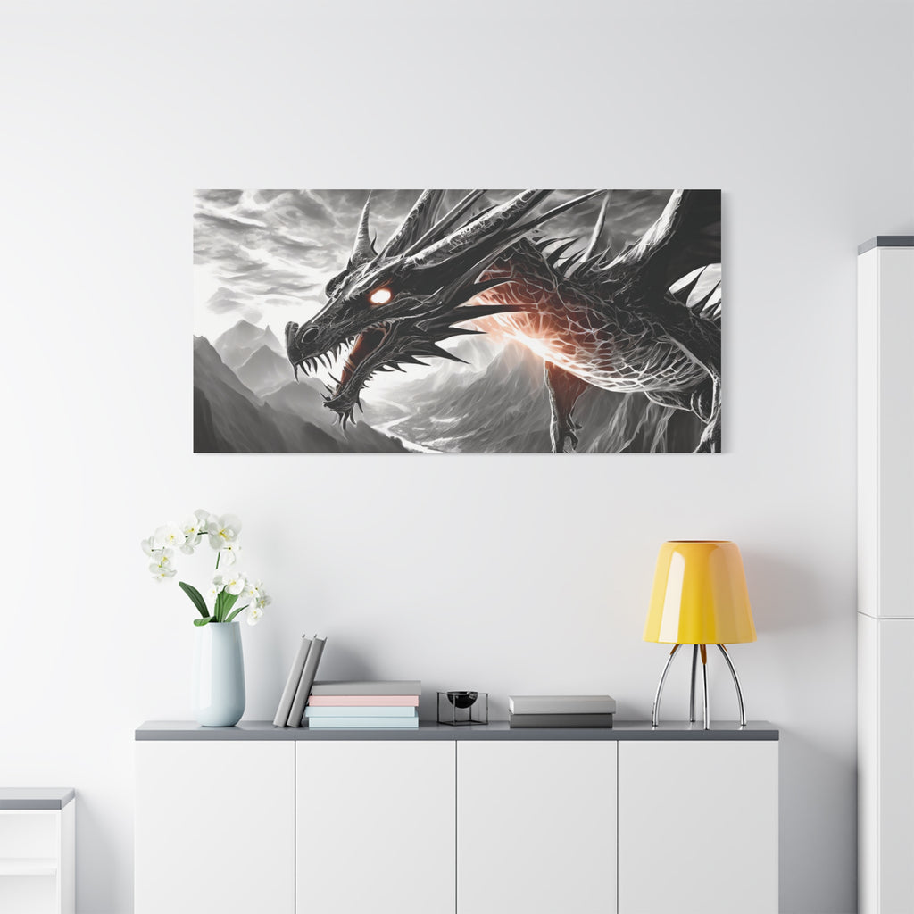 Dragon Art Canvas Print