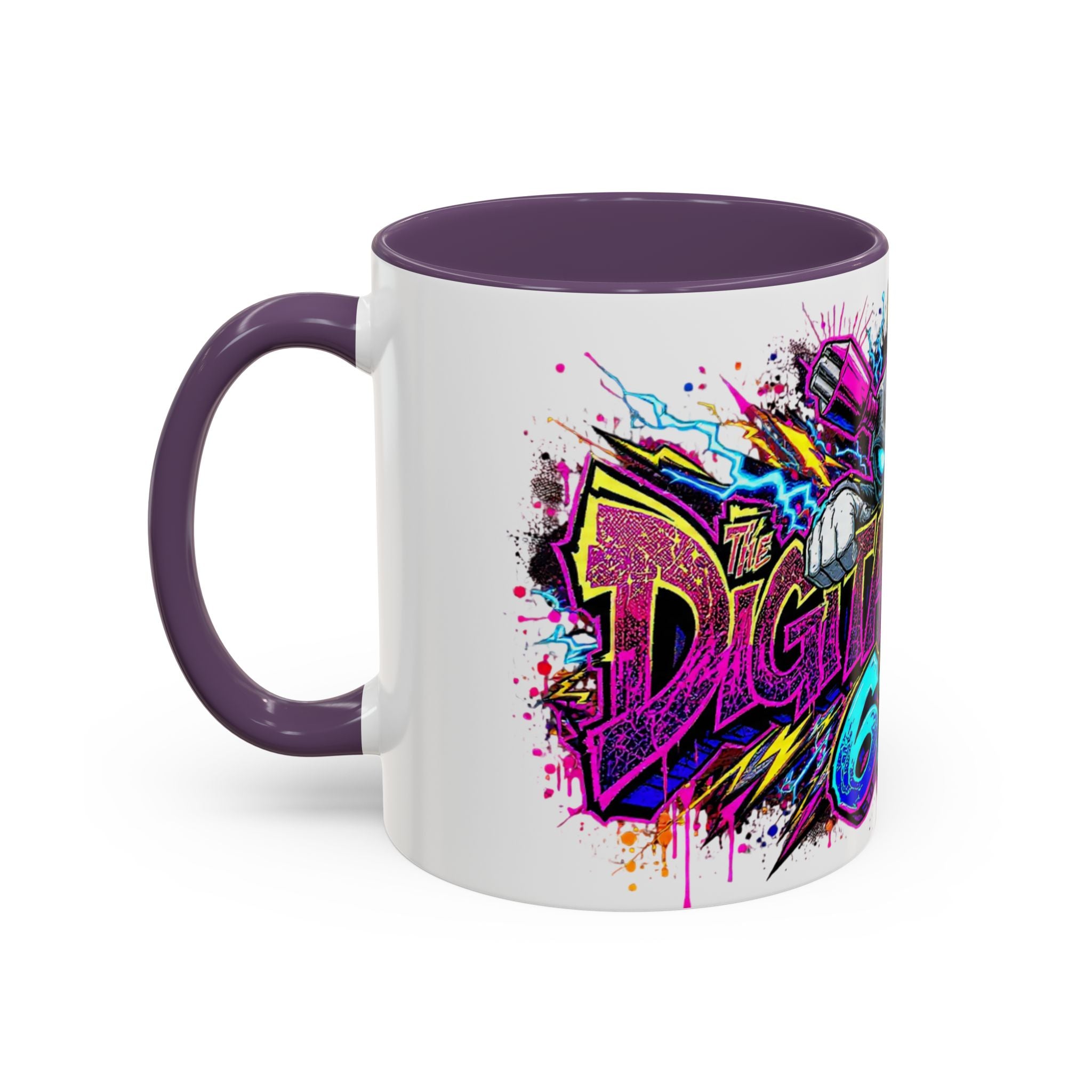 Accent Coffee Mug — The Digital Plug 612 Graphic (11/15oz)