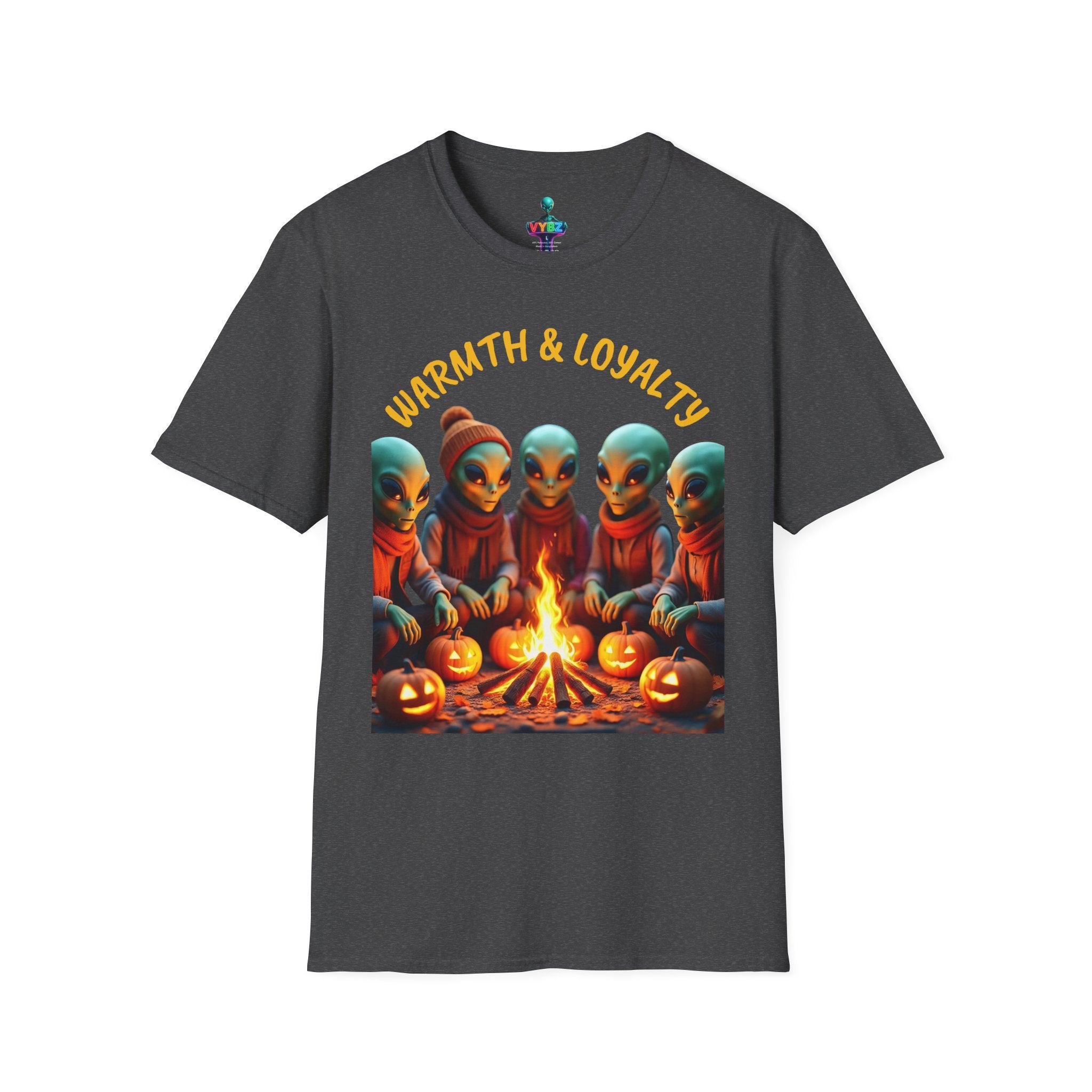 VYBZ Cozy Alien Campfire T-Shirt