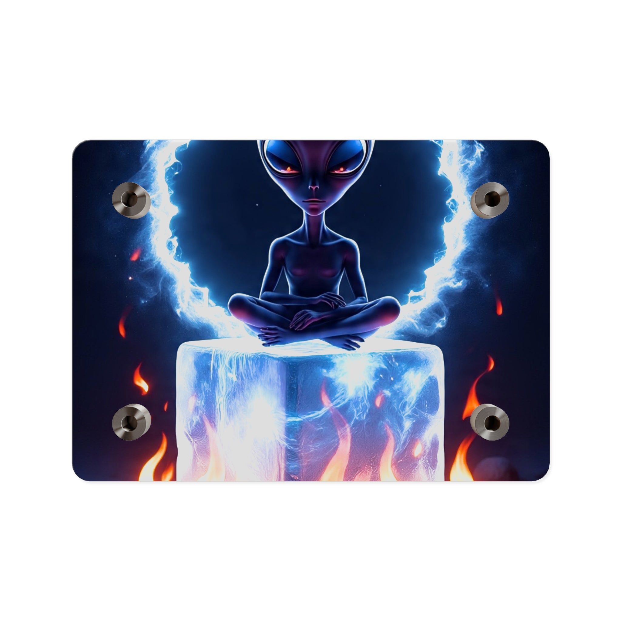 Cosmic Alien Acrylic Wall Art