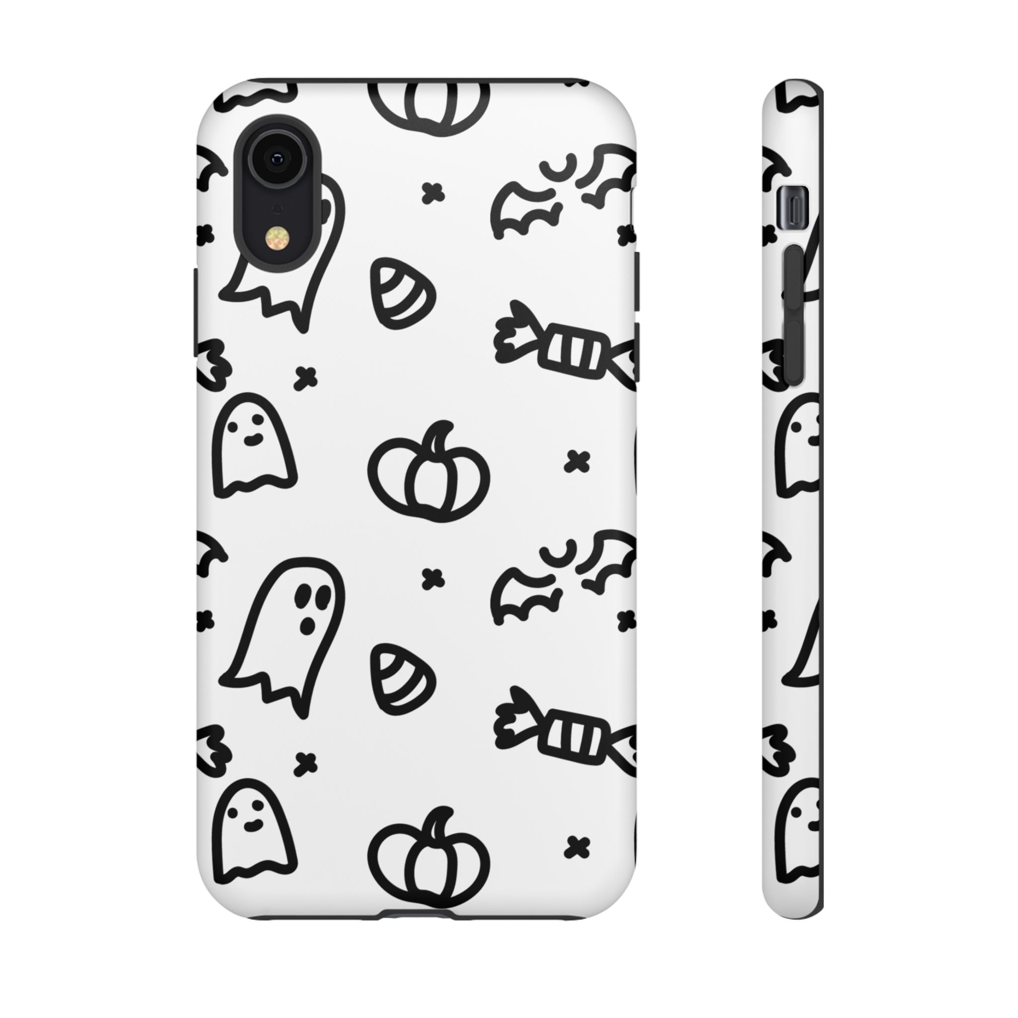 Halloween Themed Phone Case, Spooky Ghosts and Pumpkins, Fall Decor, Costume Party, Trick or Treat
