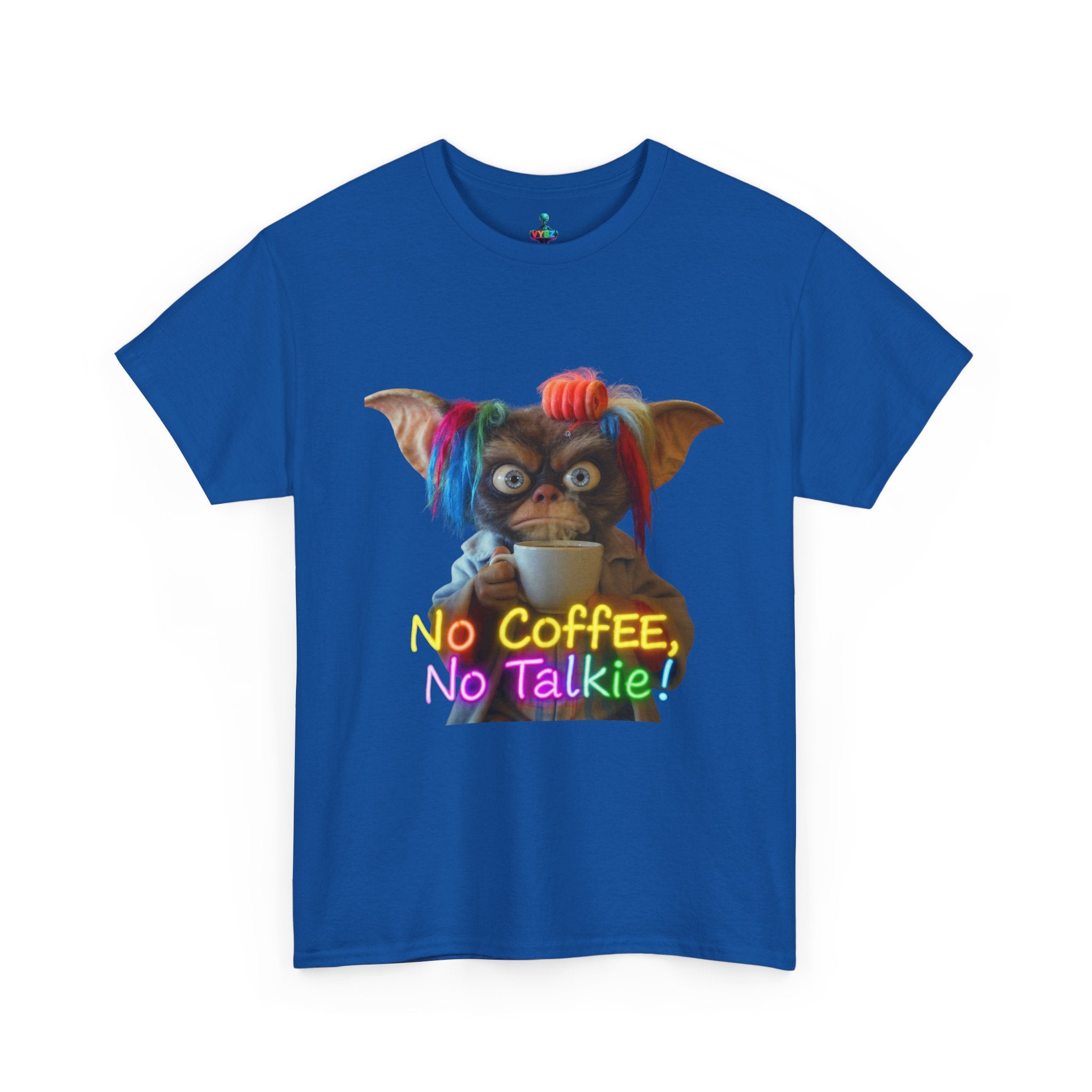 No Coffee, No Talkie Tee — Cute Gremlin Coffee Morning Shirt